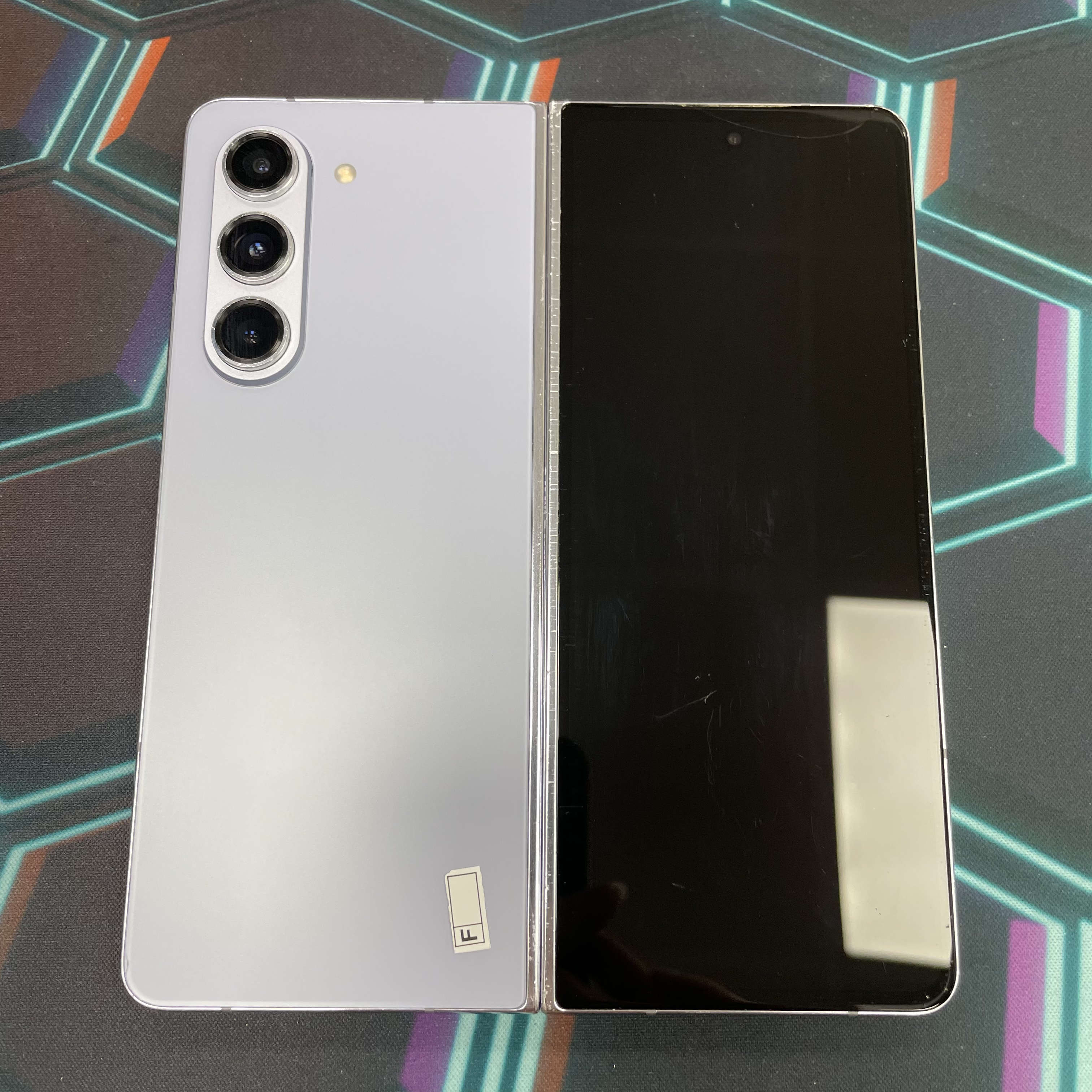 *7471 Galaxy Z Fold 5 靚機 12+512GB 藍色 blue