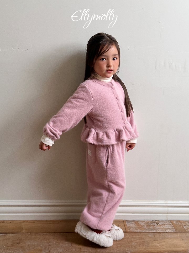 Ellymolly | Snow flower golf frill cardigan