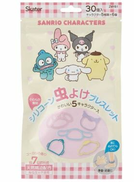 SKATER Sanrio造型驅蚊手環 (30個入) - 1件 - 現貨