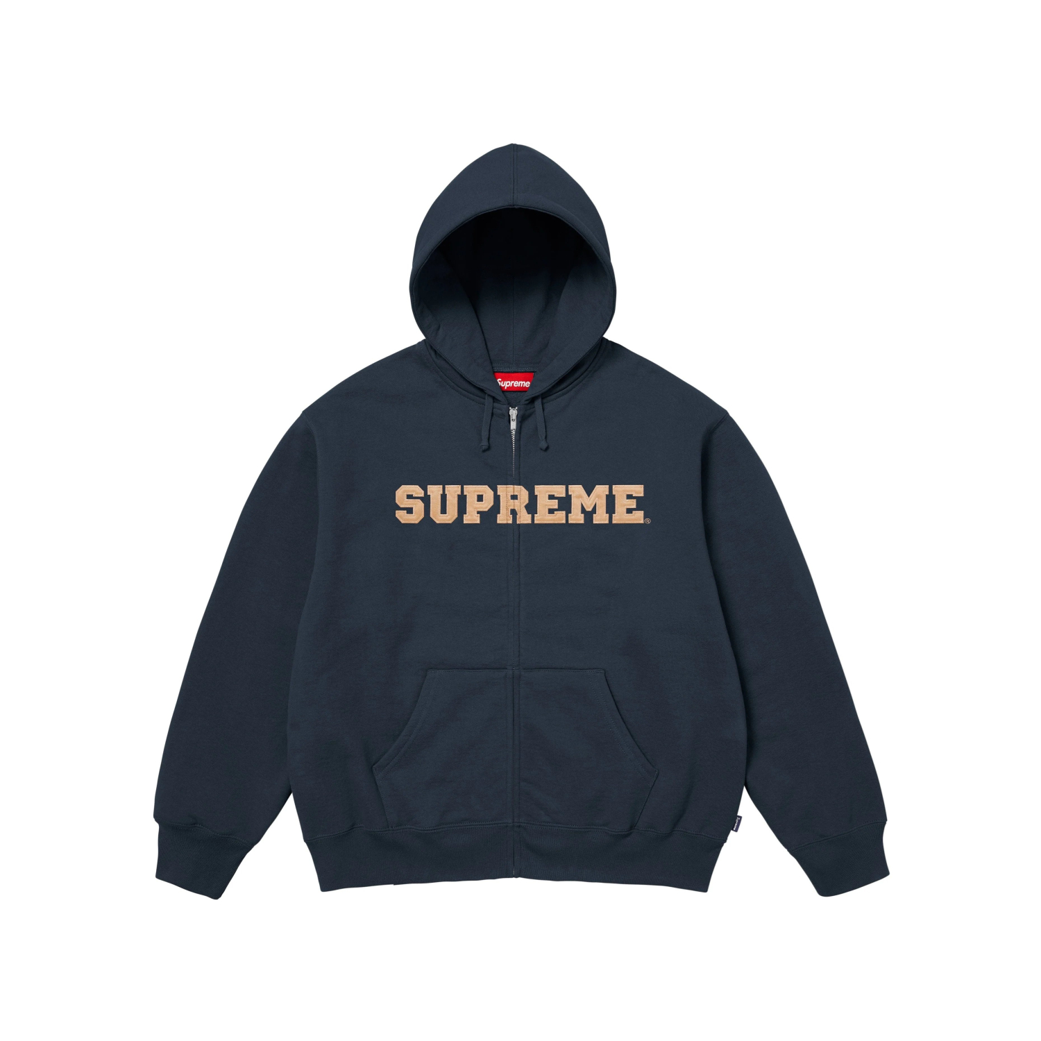 Supreme Collegiate Appliqué Zip Up Hooded Sweatshirt