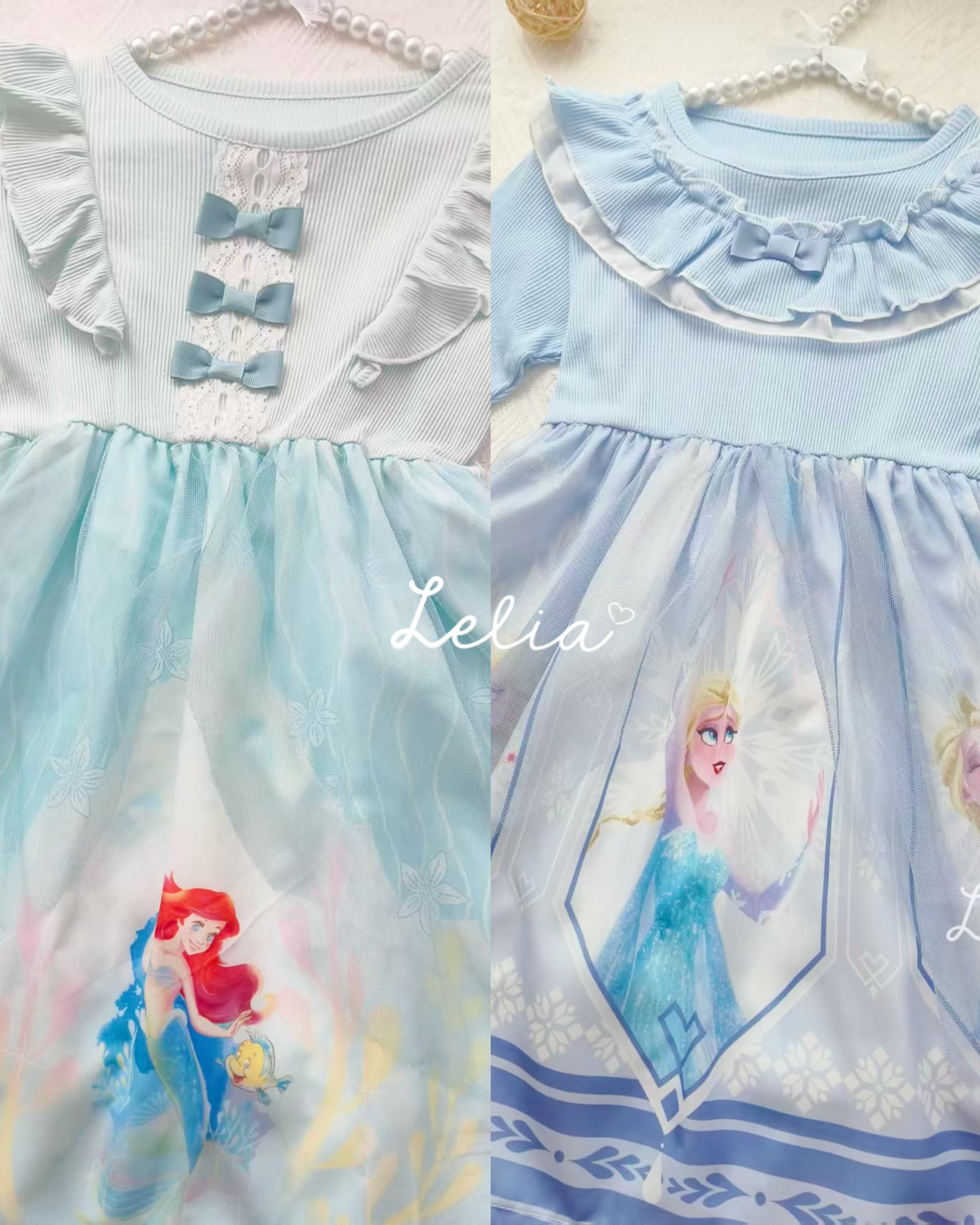 ▫️現貨▫️Disney公主連身裙Elsa /美人魚