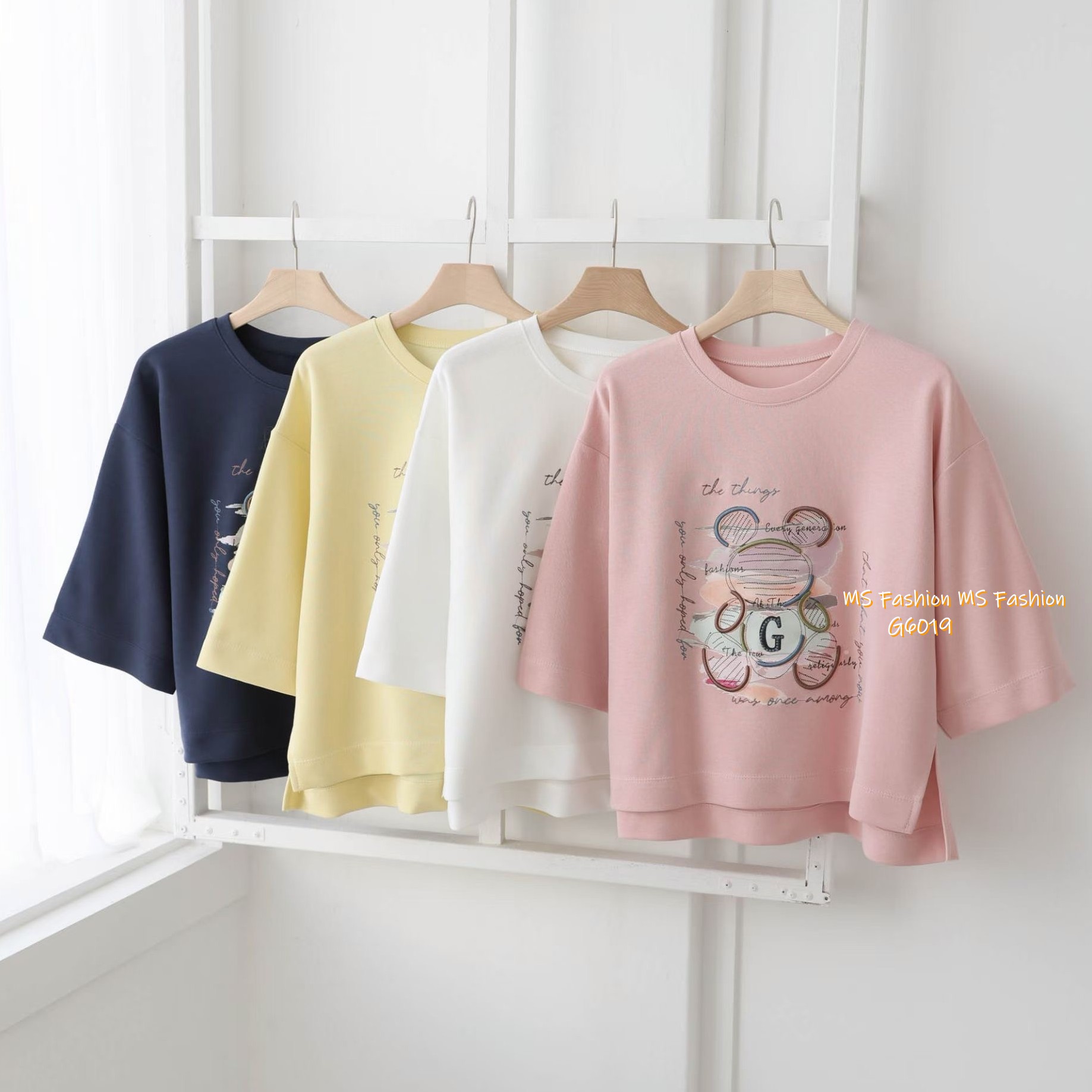 G6019 韓國🇰🇷靚料靚print top