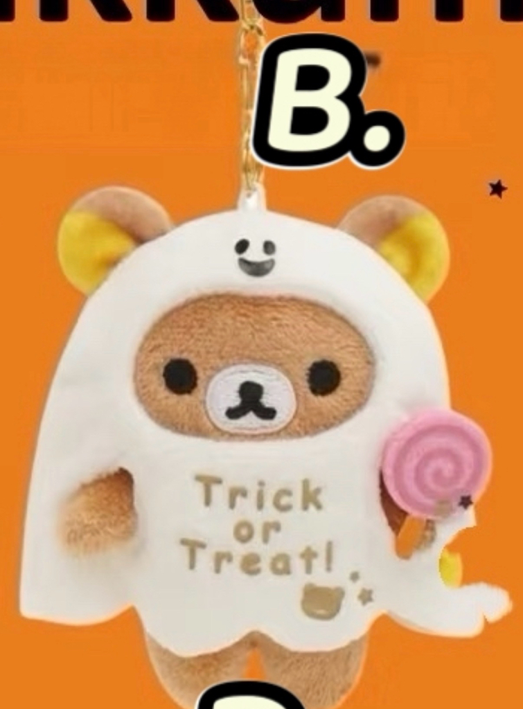 [現貨]Rilakkuma鬆弛熊萬聖節系列掛飾