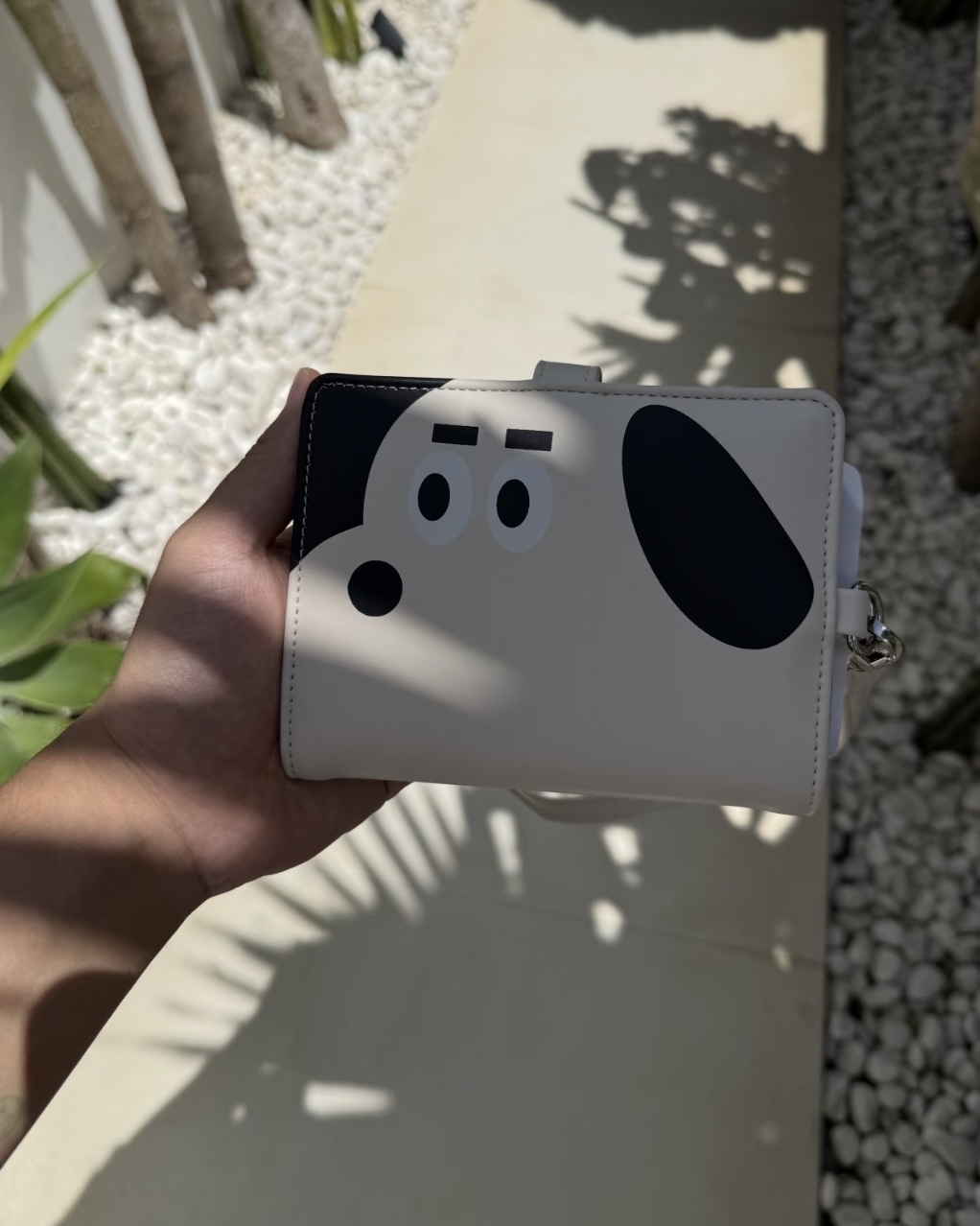 奶油小狗旅行護照包