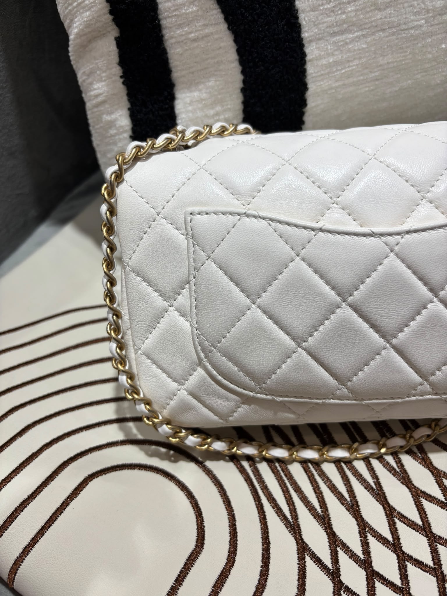 Chanel CF20 Mini Classic Flap Chain Shoulder Bag 調節金球 AS1787 100%Authentic, 98%New ✅晶片✅Dust bag✅Box