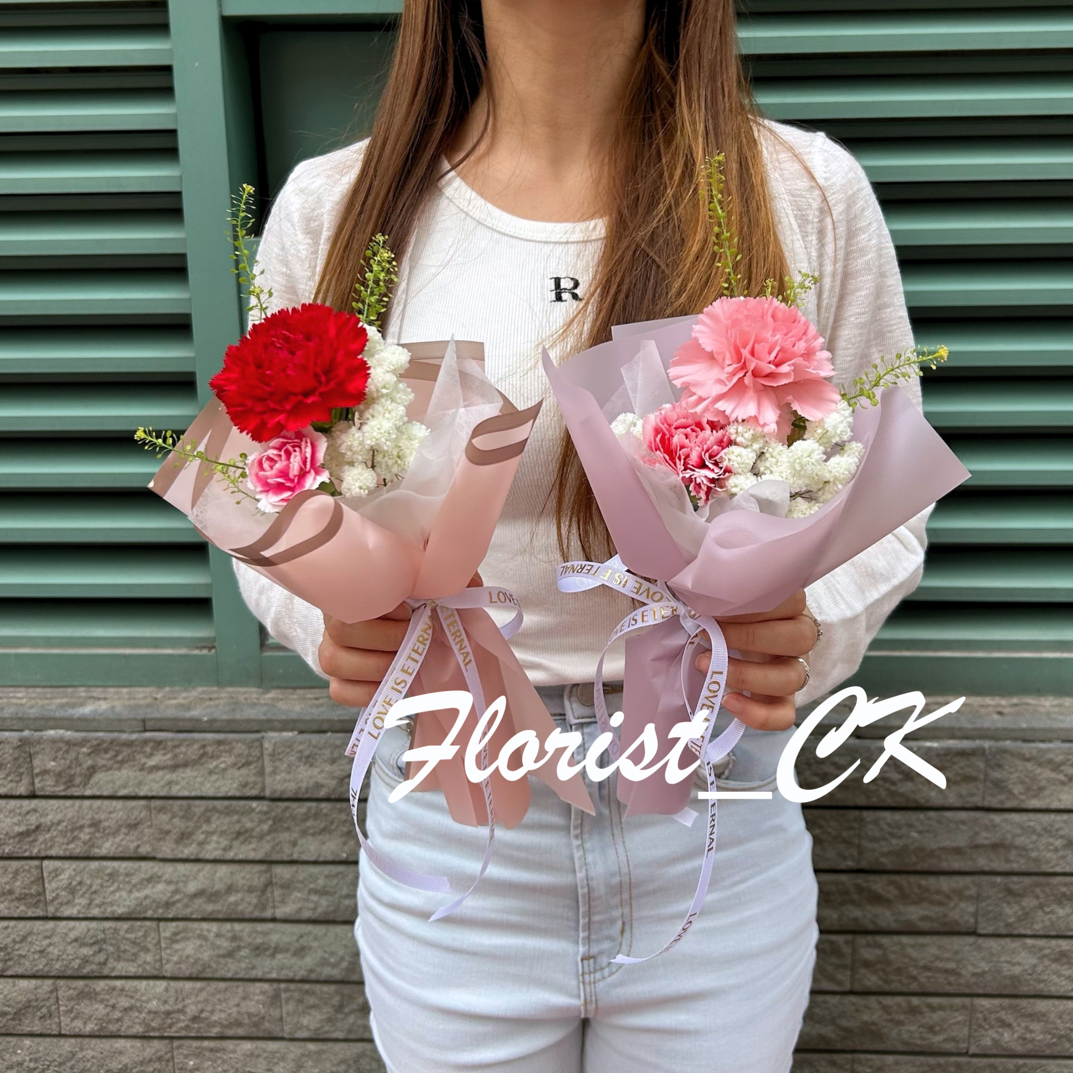 【2026 母親節推介】Luminary Petite｜迷你康乃馨玫瑰鮮花小花束  (預訂款，只限5月4日至10日限量供應)