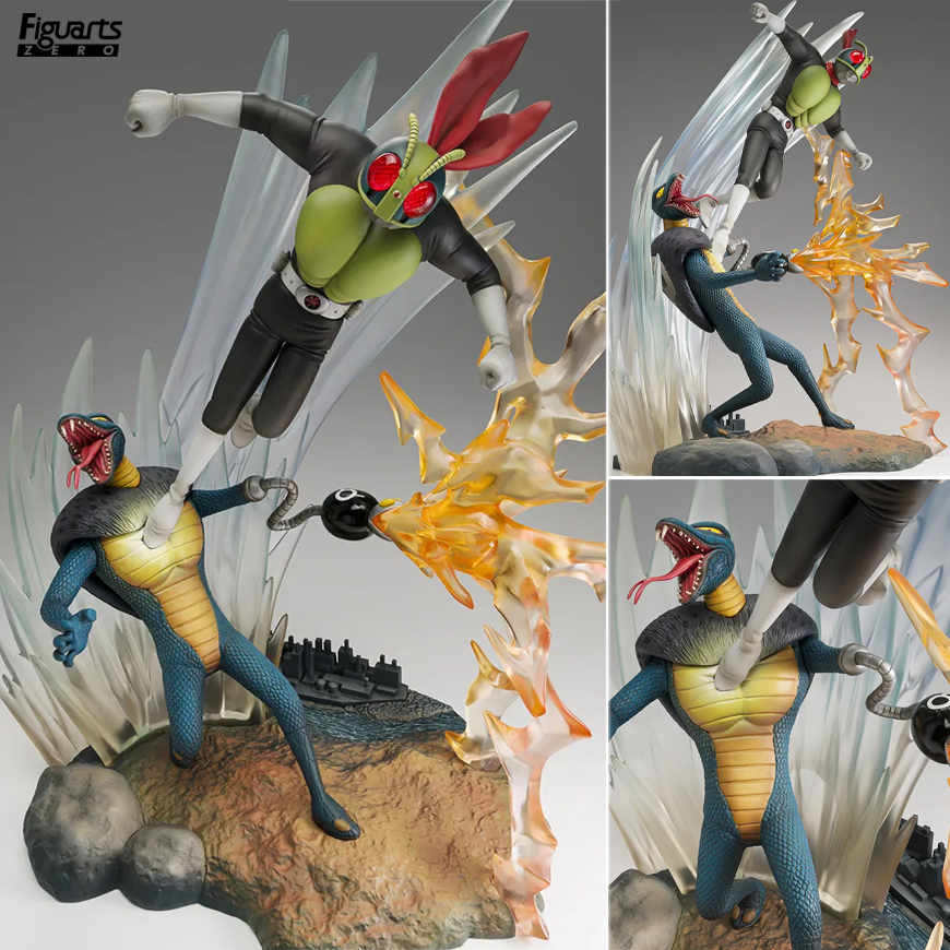 (預訂訂金 $400) (總價 $1016) Bandai Figuarts Zero 幪面超人 VS 眼鏡蛇男 (行版) Kamen Rider vs. Cobra Man