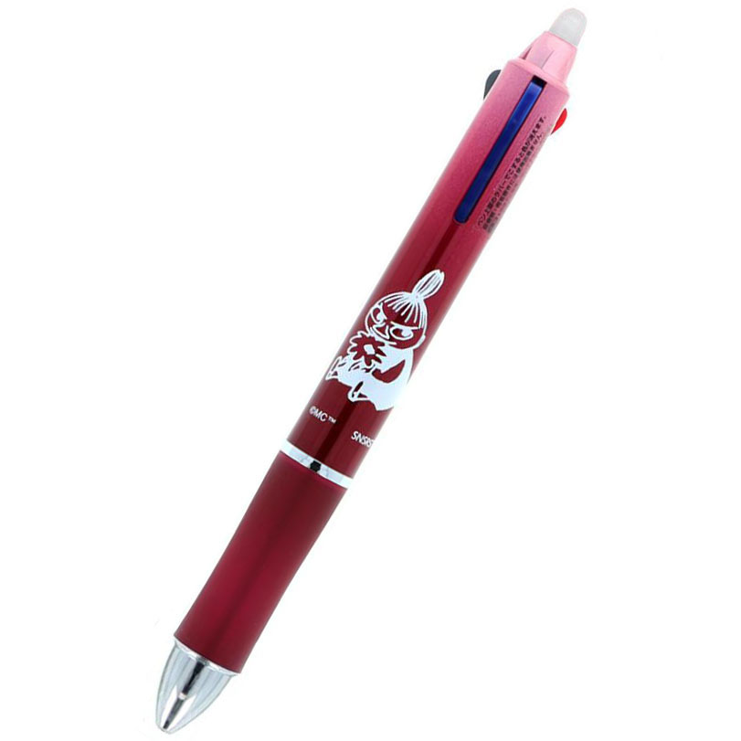現貨｜Little My 阿美 Moomin 姆明 日本製 Pilot Frixion Ball 3 Metal 0.5mm 3色 可擦原子筆 (S4659597)