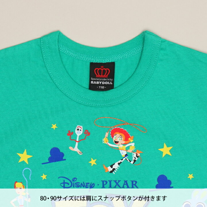 🇯🇵預訂 日本直送🇯🇵Babydoll x Toy Story系列兩色人物貼花短袖T恤
