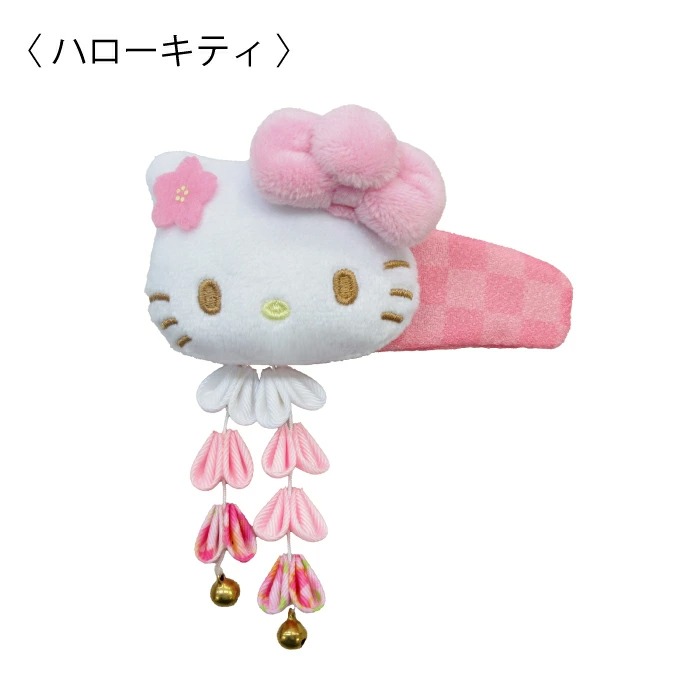Hello Kitty和風髮夾