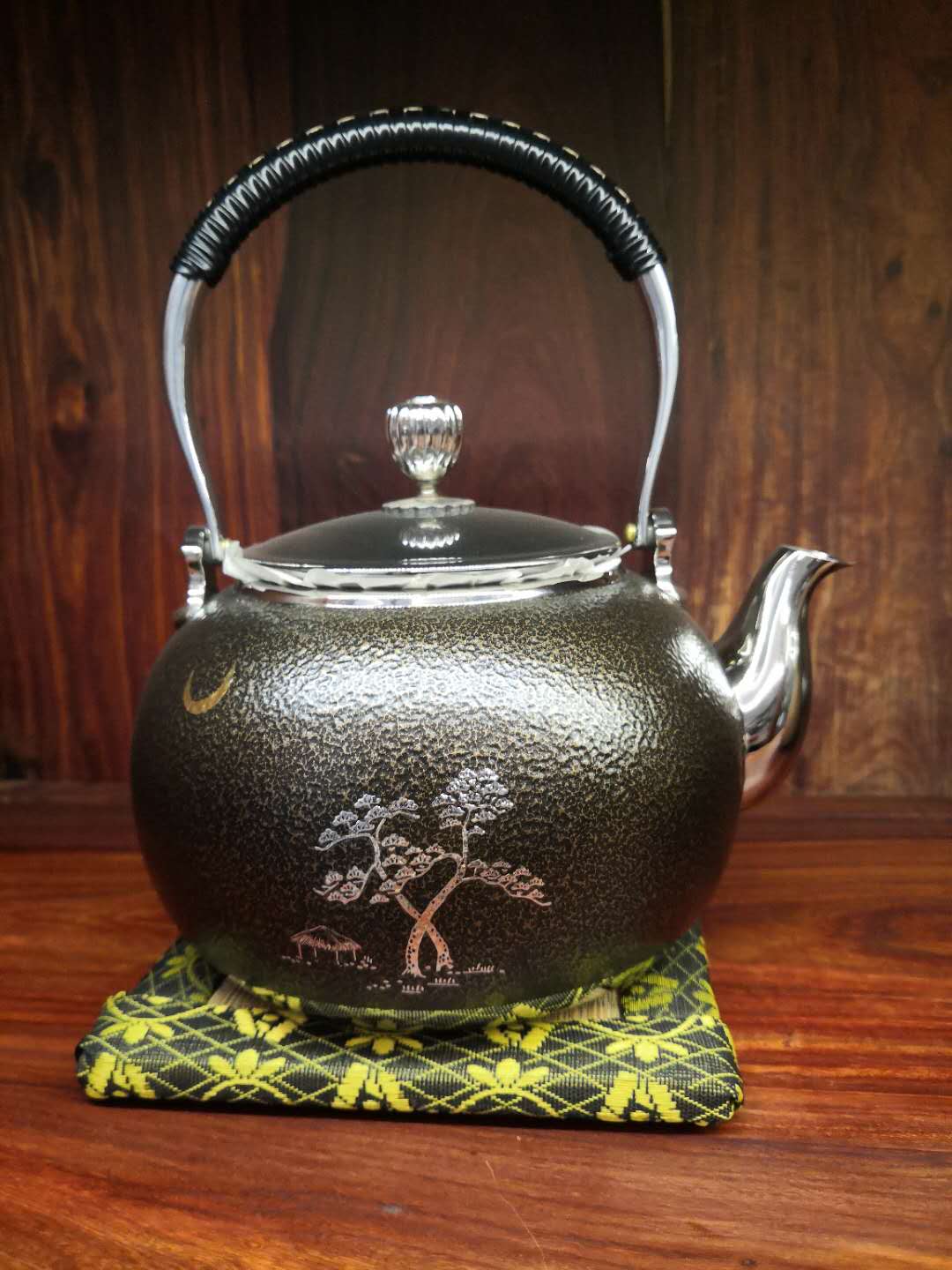 61-古銅山月紋 316 不銹鋼燒水壺<有需要請聯絡我們 852-6329 6186>