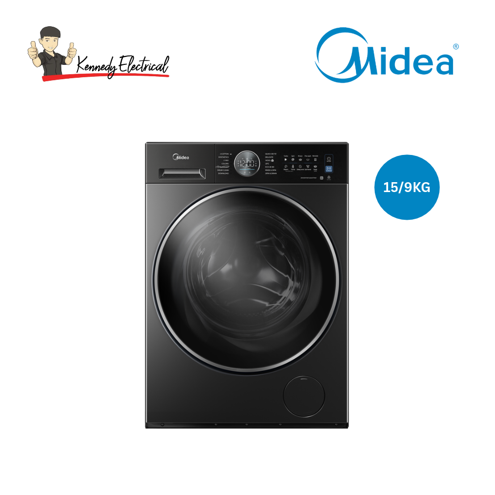Midea 15kg Front Load Washer & 9kg Dryer (MF210D150WB)