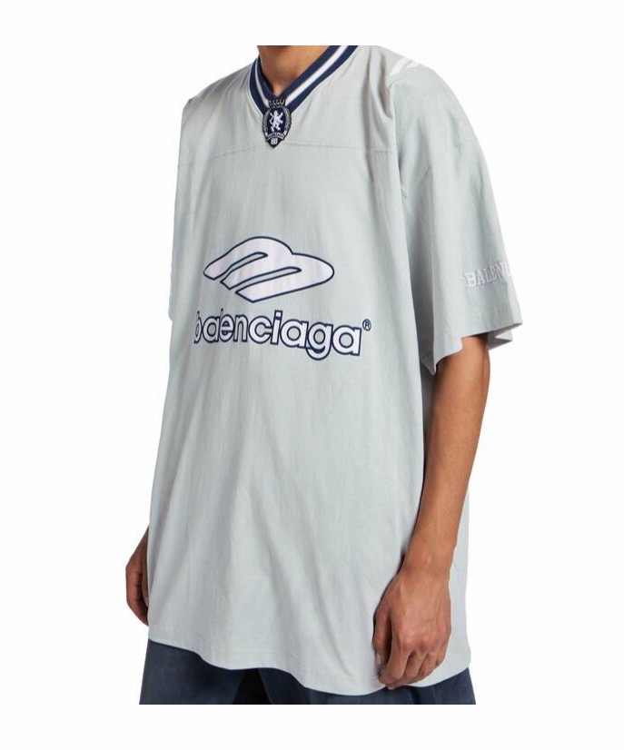 Balenciaga 男士 3b 足球 V 领 T 恤XXS XS S M L XL XXL码