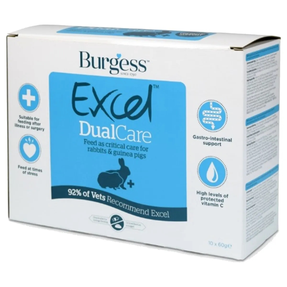 Burgess Excel DualCare Recovery Diet (10 x 60g Sachets) (需預訂)