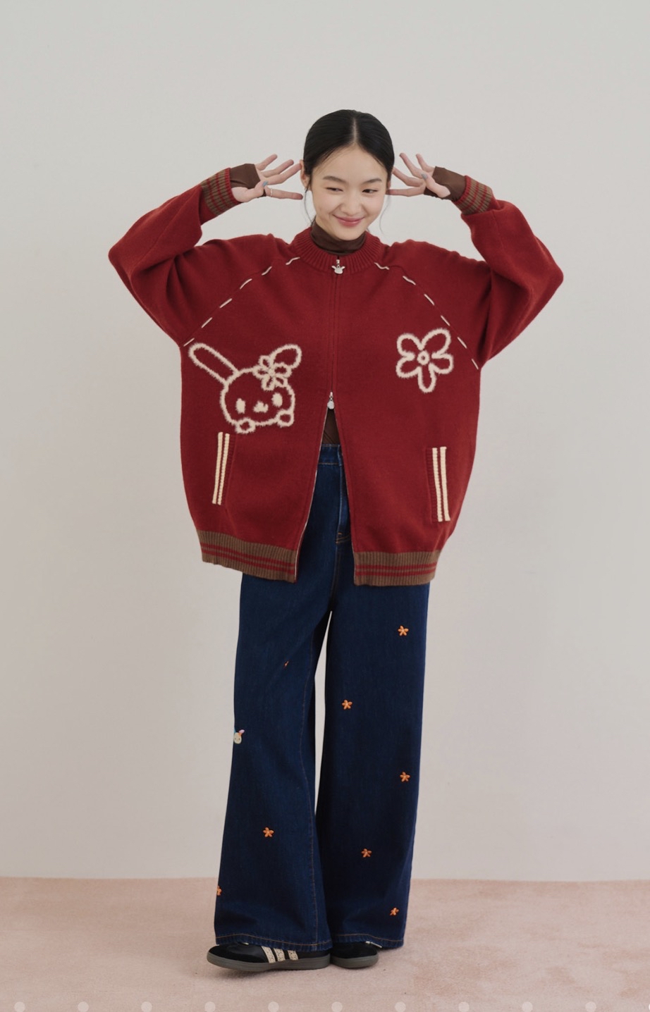 現貨｜聯乘系列 Usahana 毛衣外套（L碼）