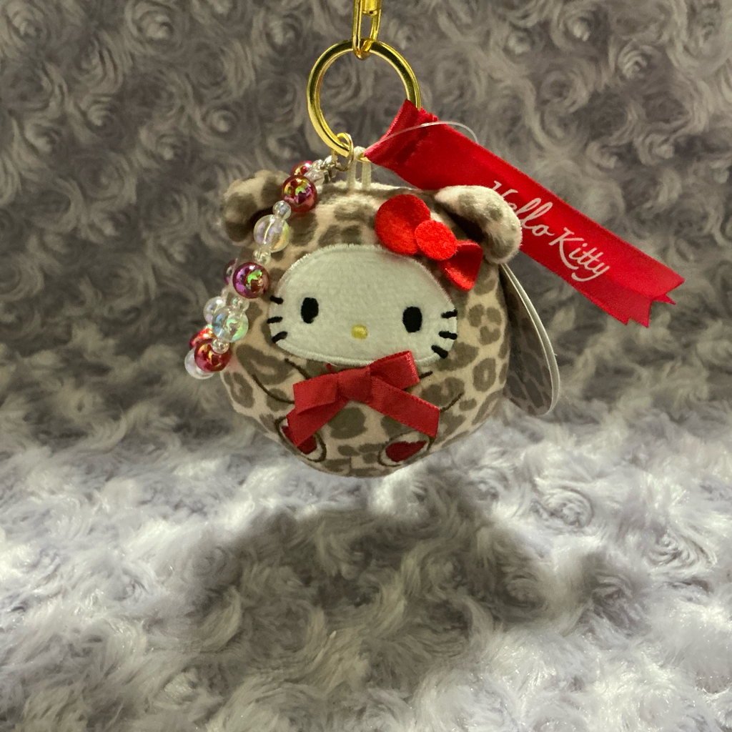 「現貨」Sanrio豹紋不倒翁公仔匙扣