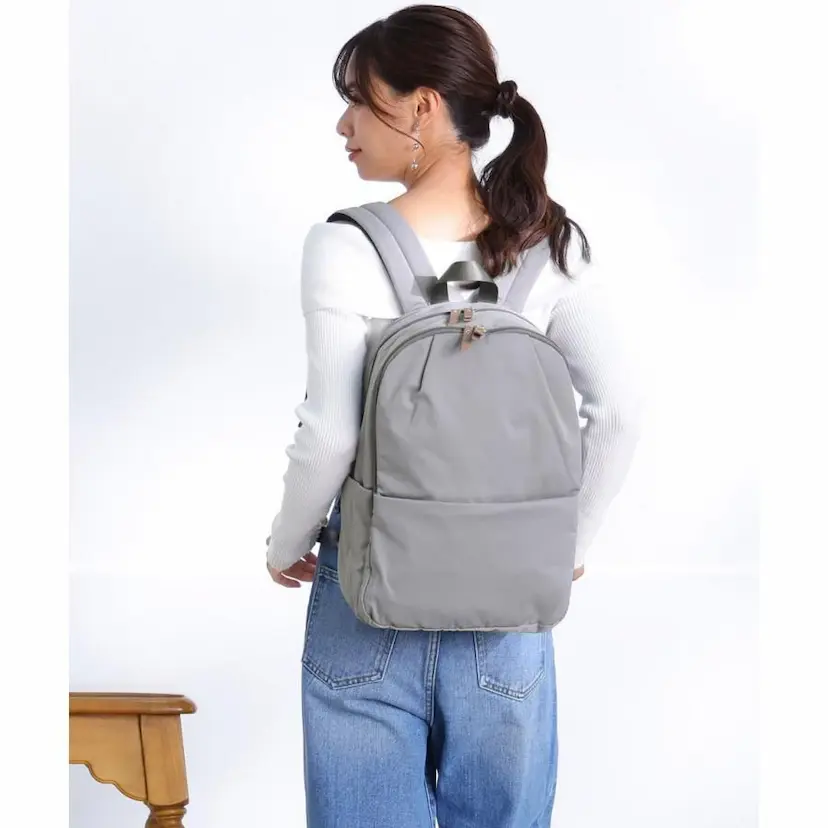 現貨🌸日本直送 |日本Senbado輕量雙肩背包/輕便收納大容量收納背囊（灰色）