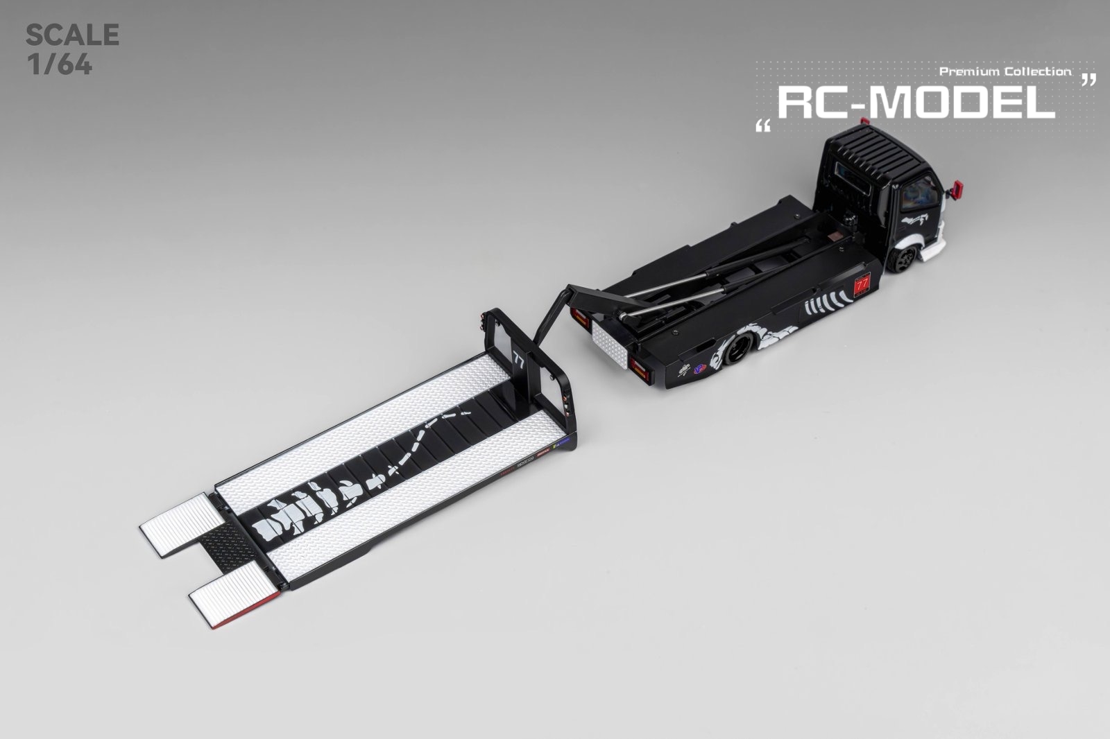 PRE-ORDER Mega Gear 1/64 MG Trailer Bone Dragon Metallic Black