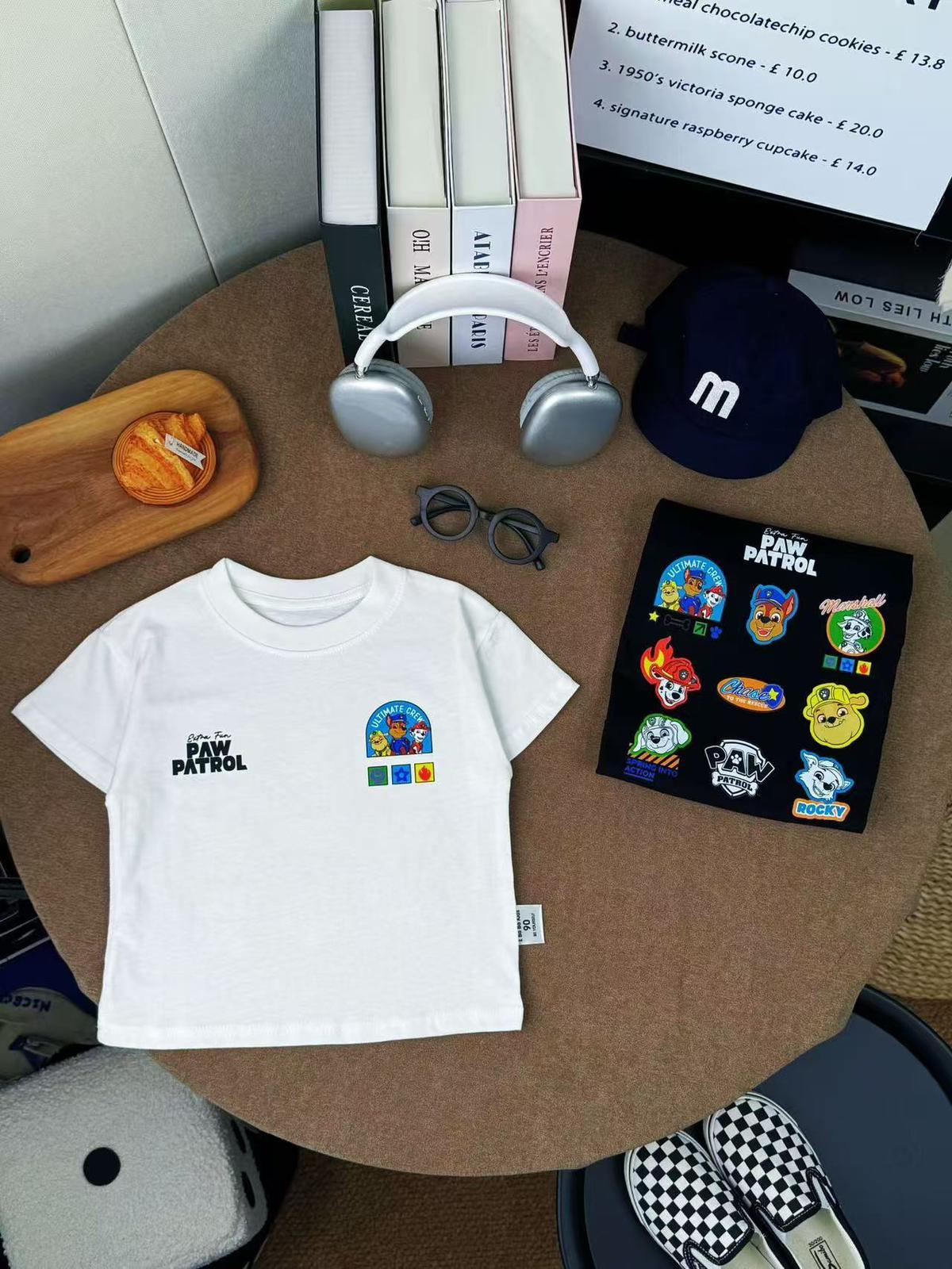 $55件。2件起$50件。韓版汪汪隊印花短袖