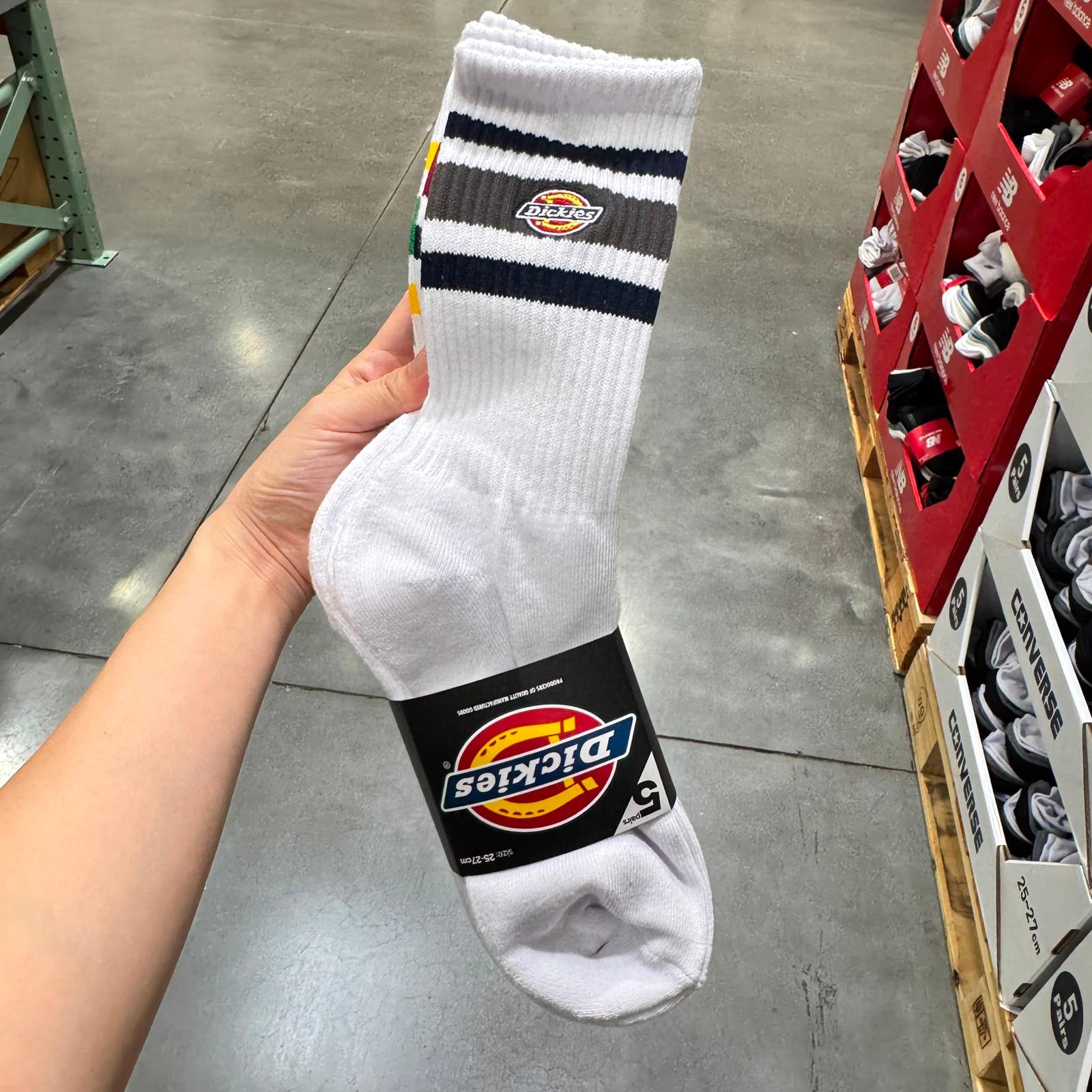 日本Costco快閃 Dickies Logo 襪子（5 雙裝）