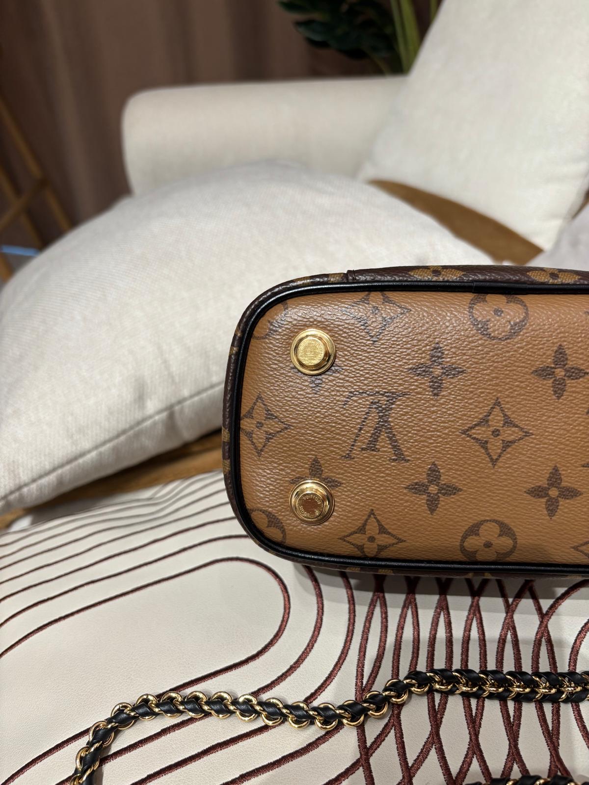Lv vanity pm M45165 Reverse 2way bag  100%Authentic ,98%new  ✅key lock ✅dust bag