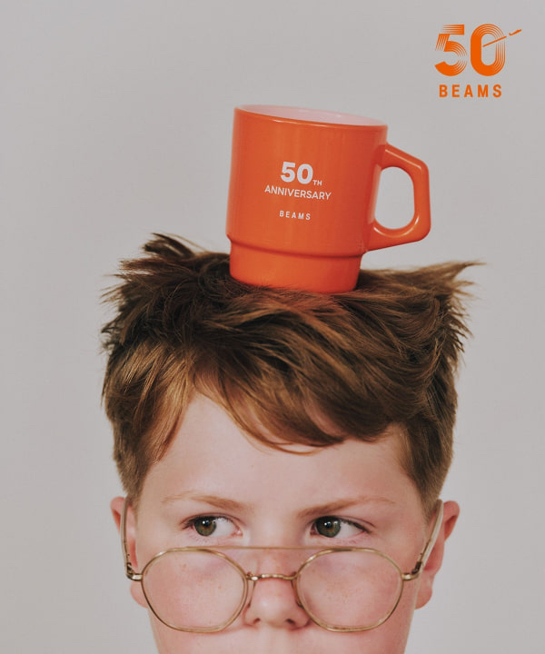 【別注】50周年 Fire-King × BEAMS / ADVERTISING MUG
