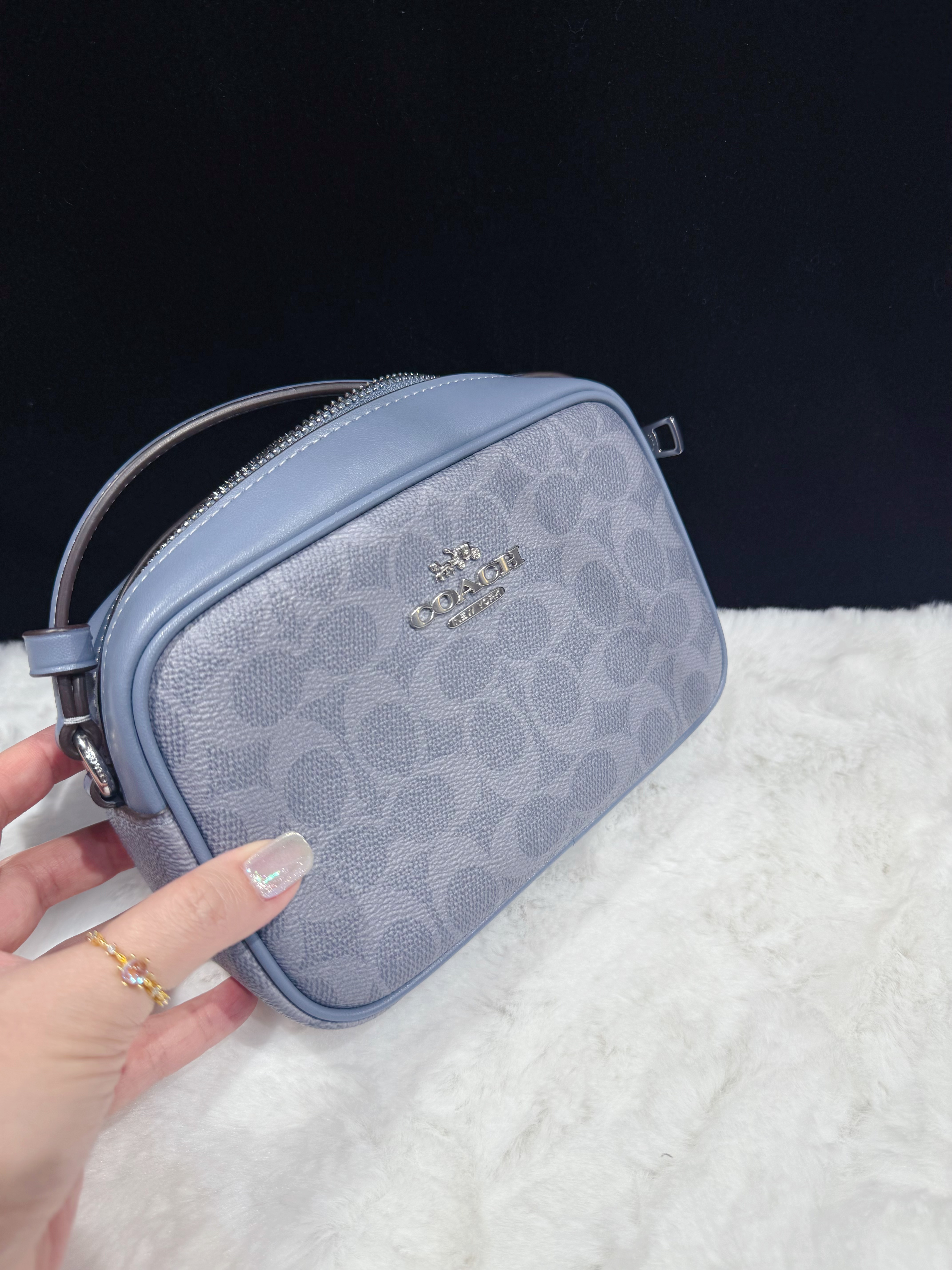 Coach Jamie mini camera bag blue/m