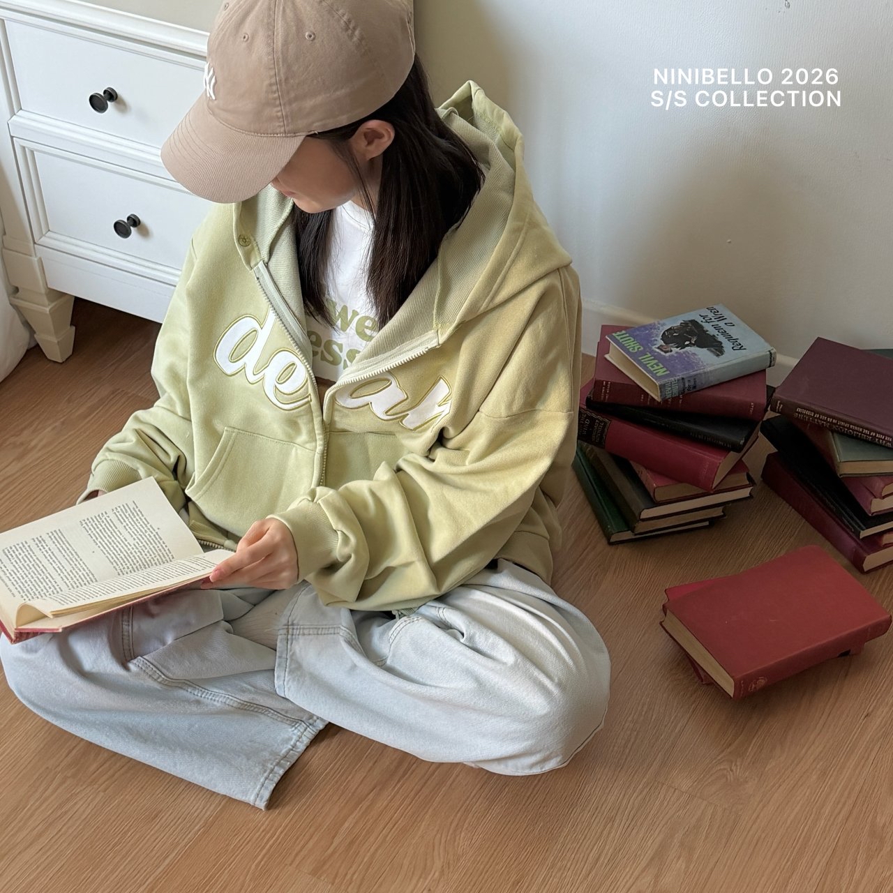 Ninibello | Hoodie 親子(Green L110-120/Adult)