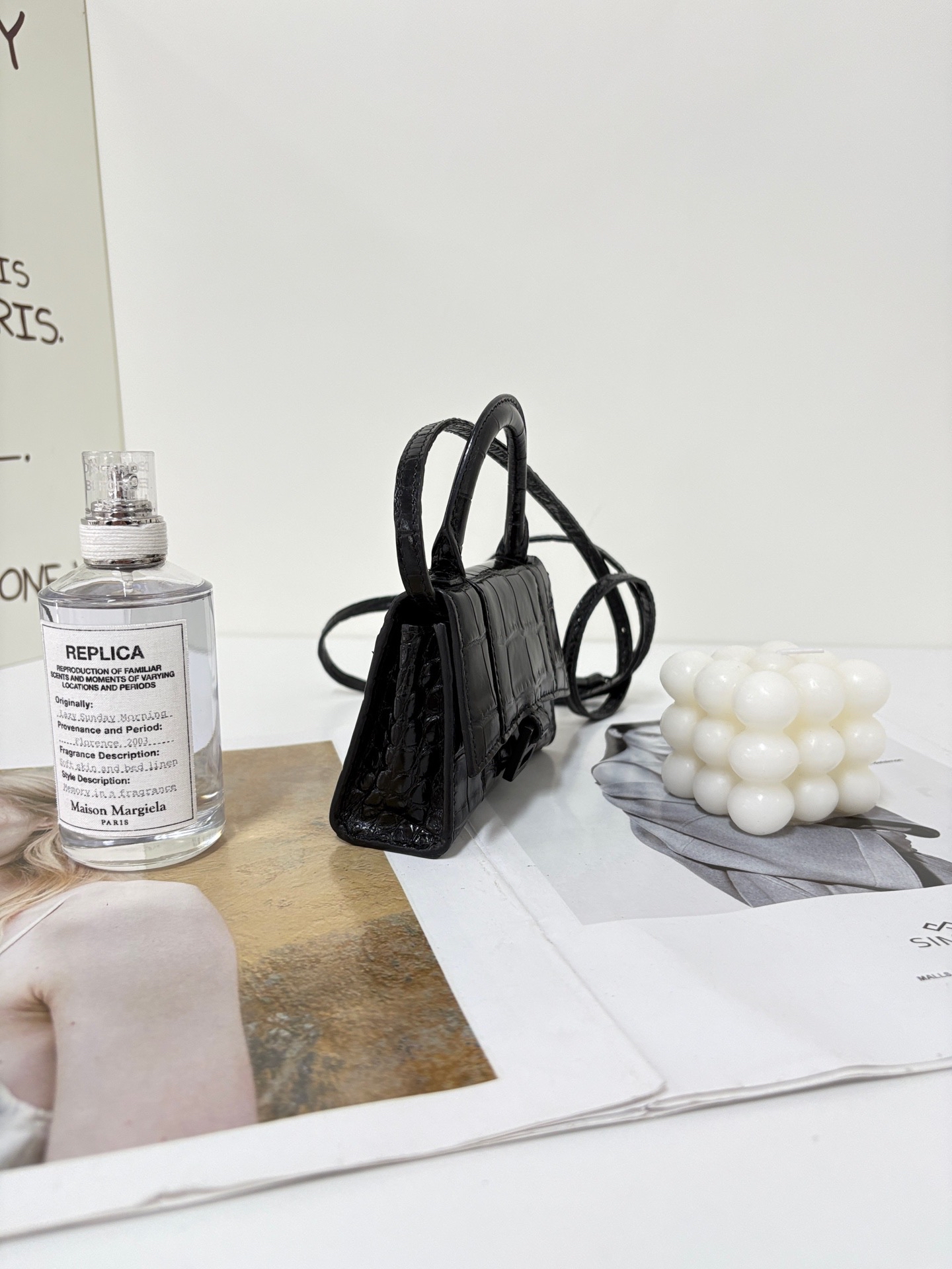 【預訂貨品】巴黎世家鰐魚紋mini沙漏包