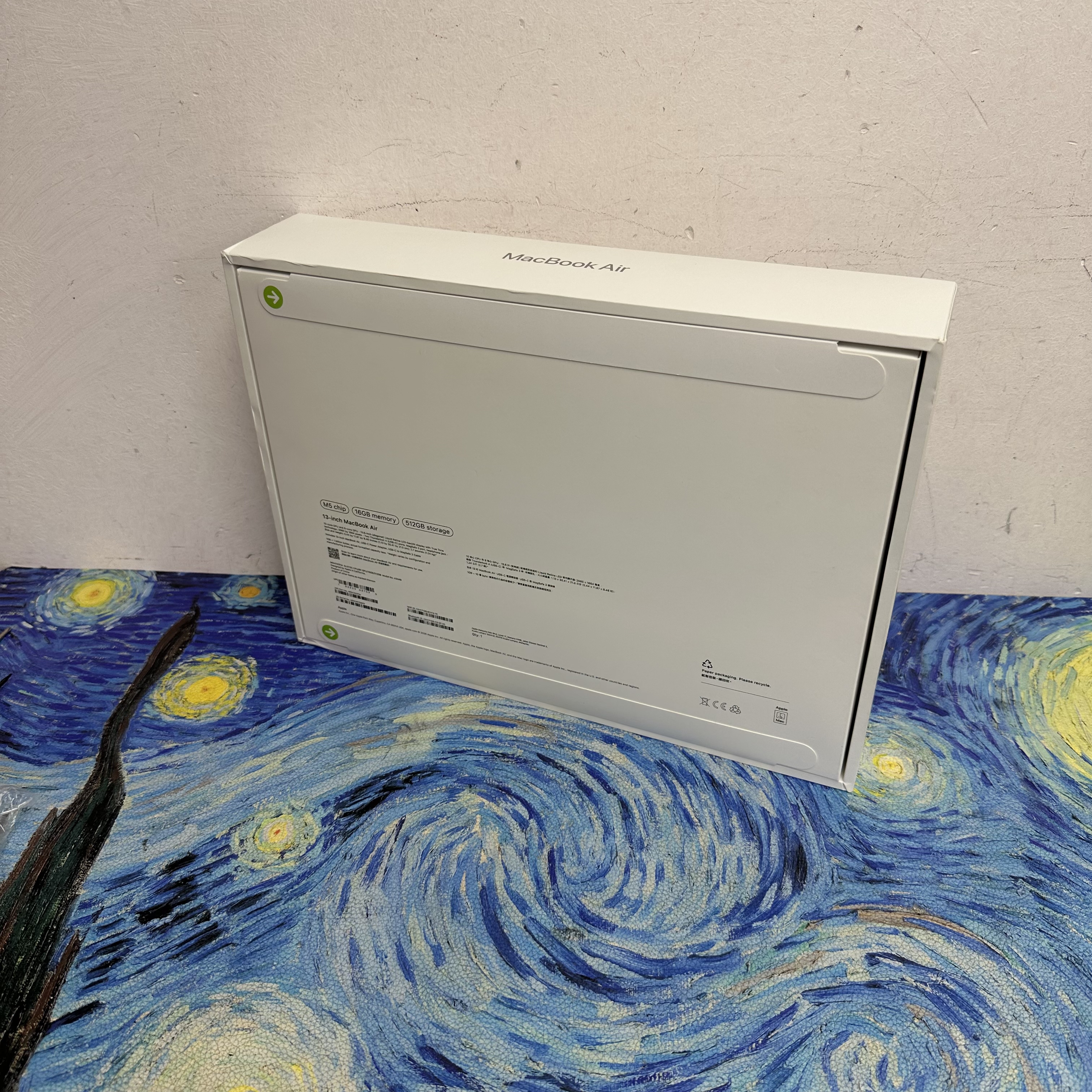 #5824（全新未拆盒超輕薄🔥MacBook M5 Air )APPLE  MacBook Air M5 2026 M5 CPU/ 16GB Ram/512GB SSD/10核心GPU/Liquid Retina Mon/13吋/銀色/Gaming Laptop / Notebook / 超強續航能力/ 原廠保養/ 文書機 / 畫圖 / 剪片 / Movie / Netflix / 香港行貨✨