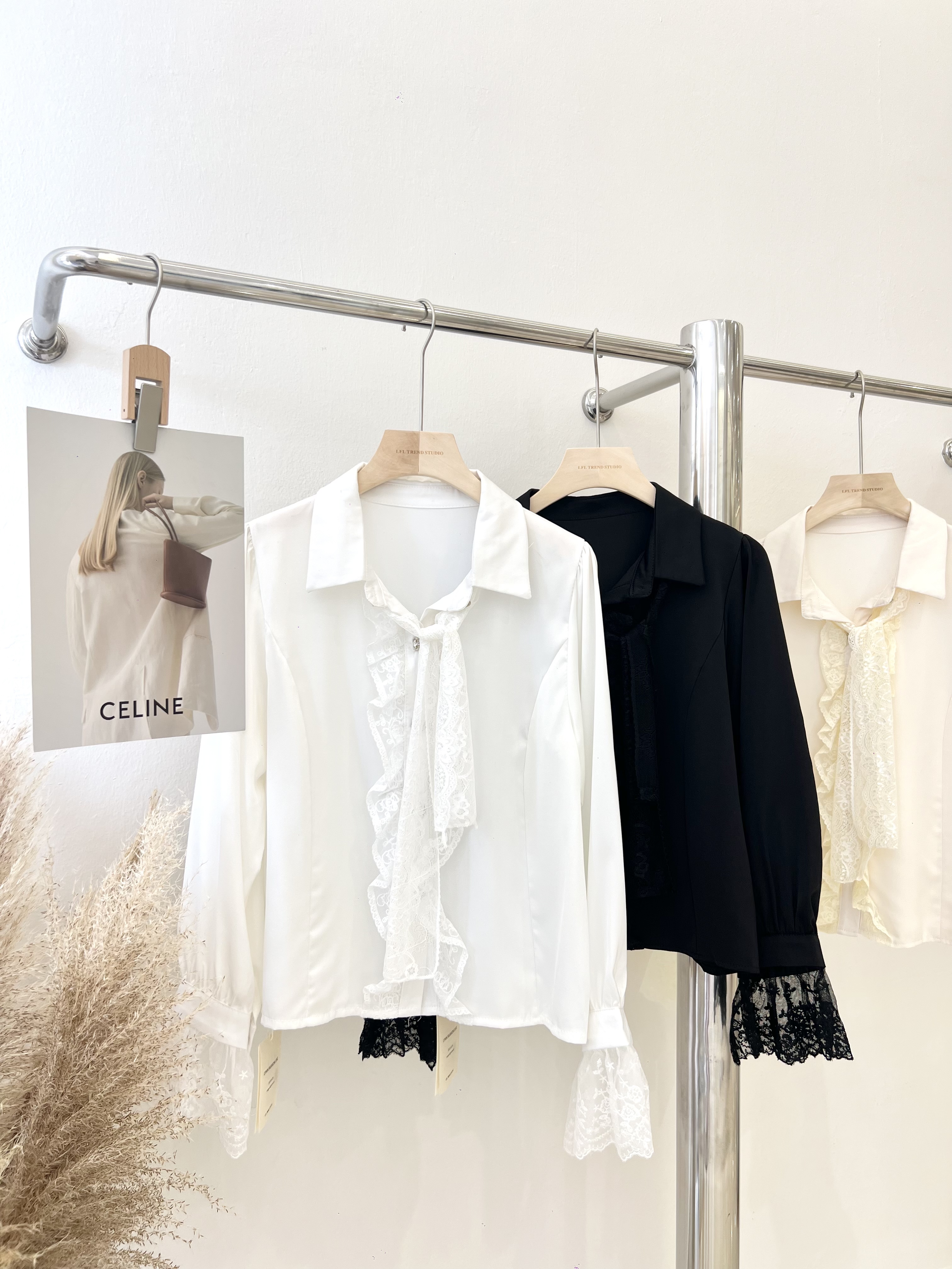 6981 名风蕾丝衬衫