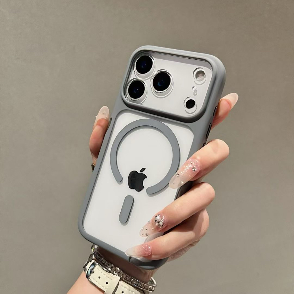 iPhone 17 Pro/ 17 Pro Max 劲盾MagSafe磁吸壳 | 高清全透硬背 | 软边防摔 | 独立相机按键 | 自带挂绳孔