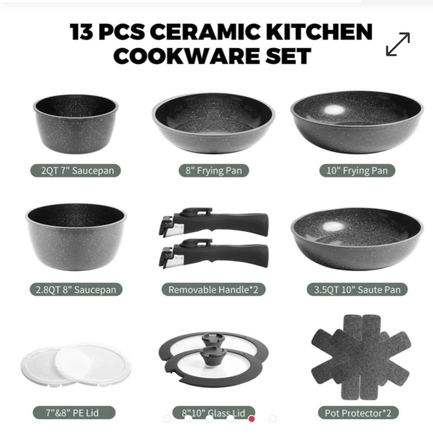 $538套。星石系列廚具套裝(一套13件)