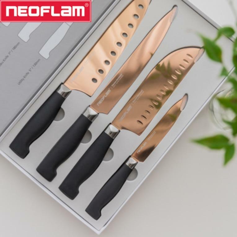 Neoflam 鈦金抗菌刀具4件套裝