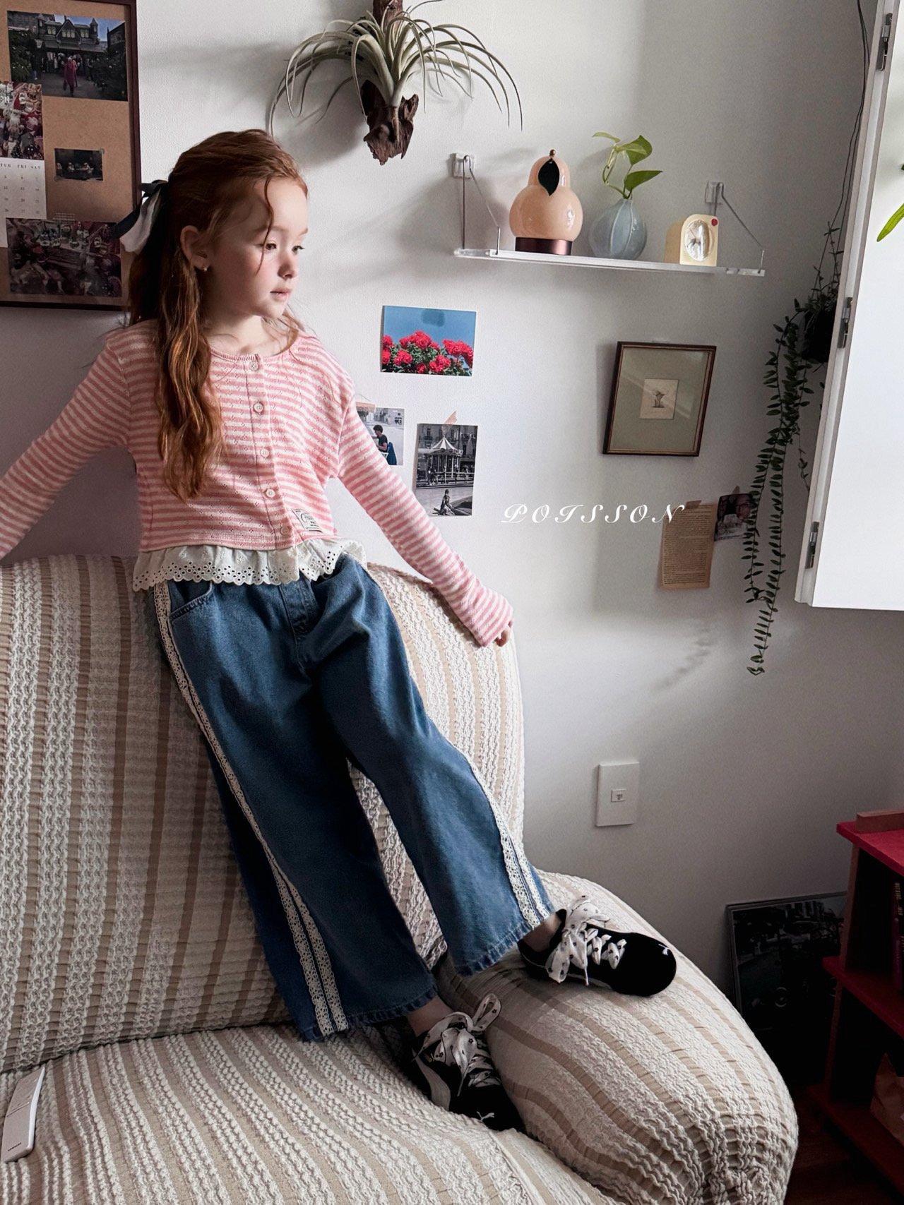 橫間 Lace Cardigan