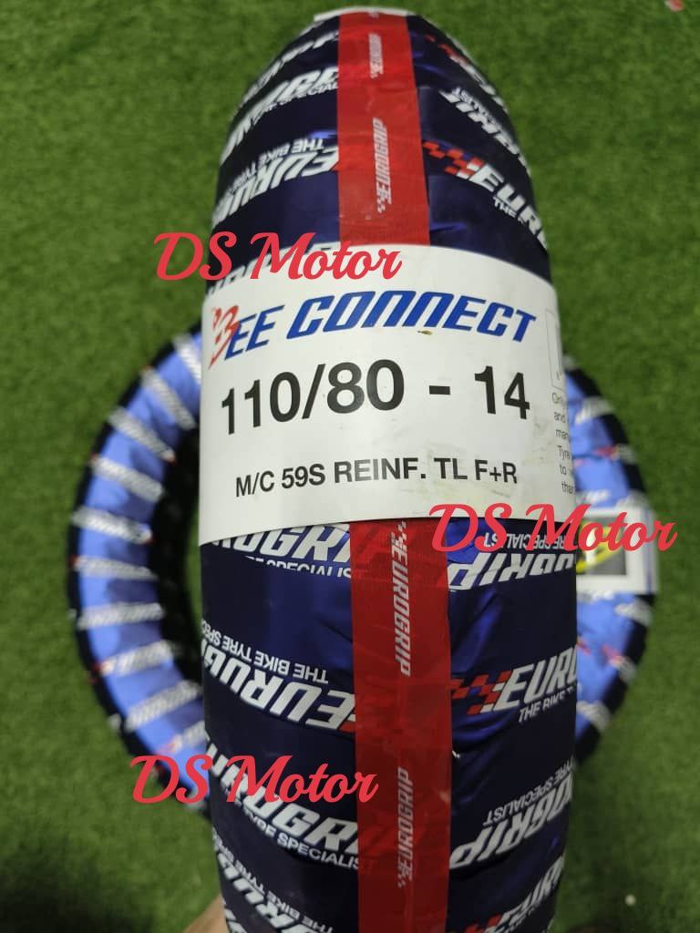 Eurogrip Tayar Rim 12 13 14 15 17 Inci Bee Connect Tyre 110/70-13 120/70-13 130/70-13 150/70-13 120/70-15 90/80-14 100/80-14 70/90-17 80/90-17 90/80-17 140/70-17