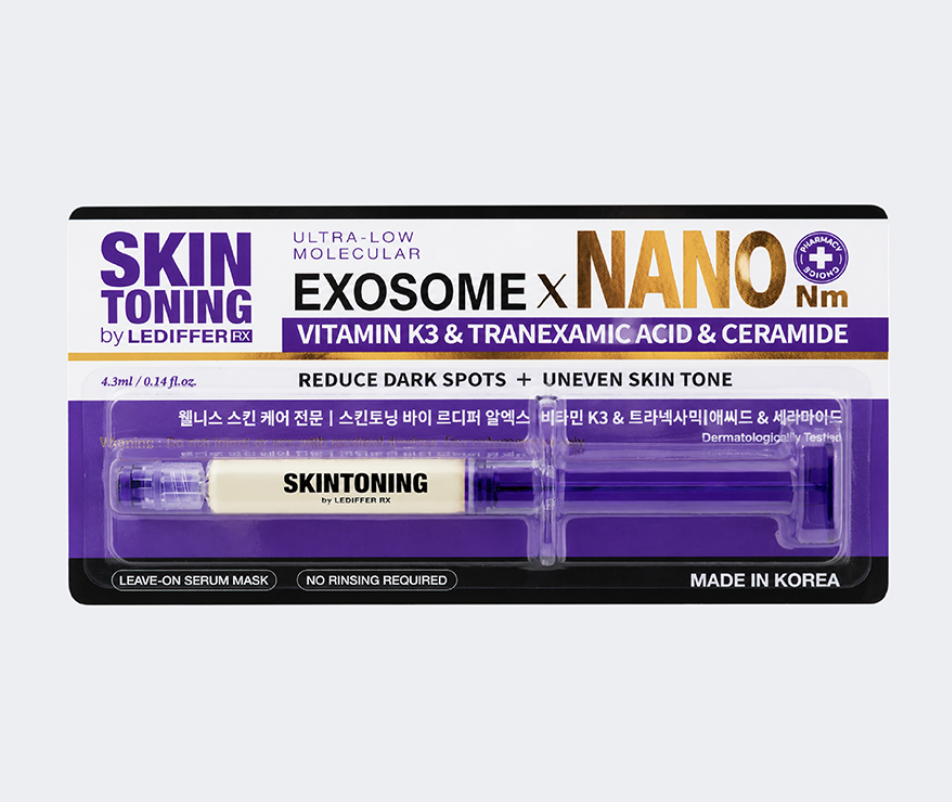 韓國 LEDIFFER RX 水光補水 / 美白提亮 / 緊緻抗衰 外泌體 精華 4.3ml / 支｜SKINBOOSTER SKINTONING SKINTOX