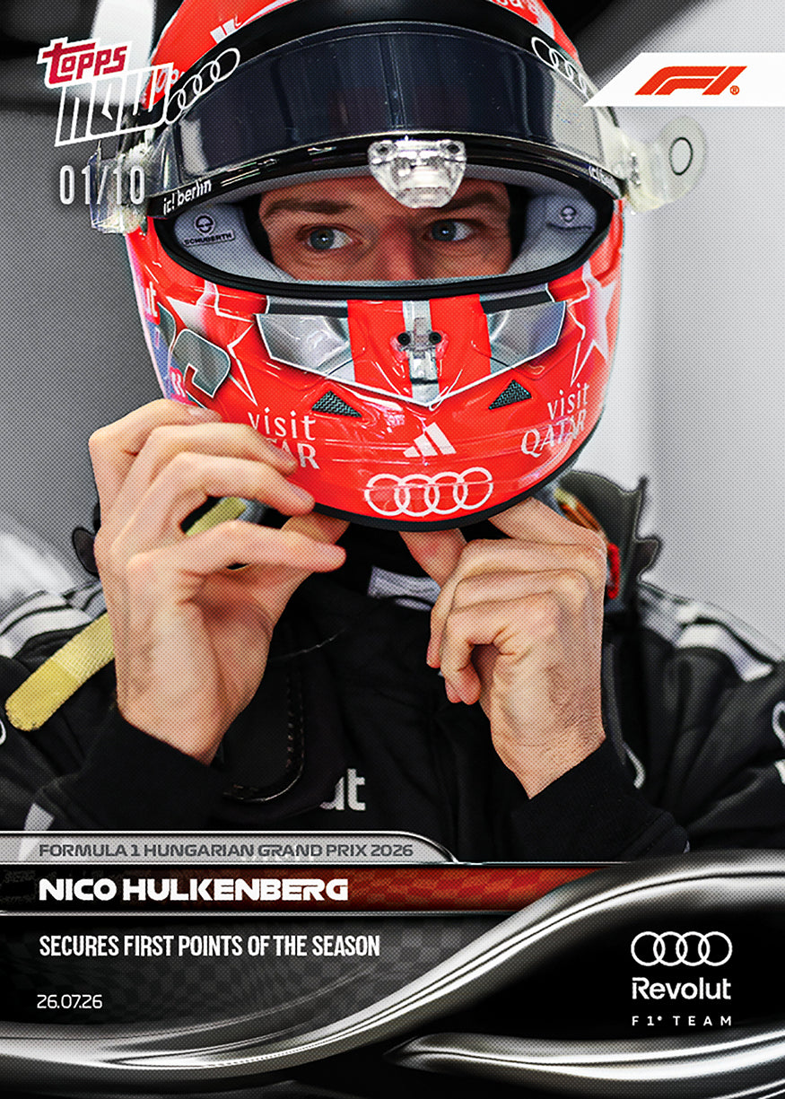 Nico Hülkenberg - 2026 F1 Topps Now #52 Hungarian GP 紀念卡【團購】