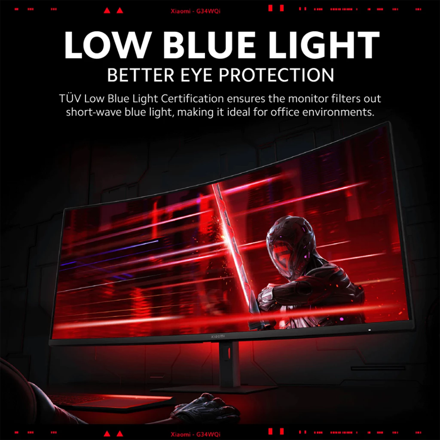 Xiaomi 34" G34WQi Curved Gaming Monitor 180Hz (ELA5458UK)