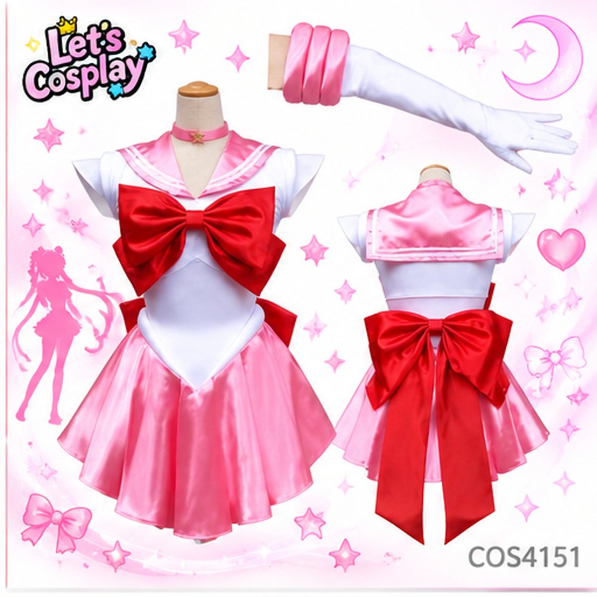 美少女戰士 Sailor Moon Cosplay 成人女裝萬聖節服裝｜月野兔・木星・土星・小小兔・水星・火星・金星｜水手戰士動漫角色扮演服｜香港現貨 Let's Cosplay