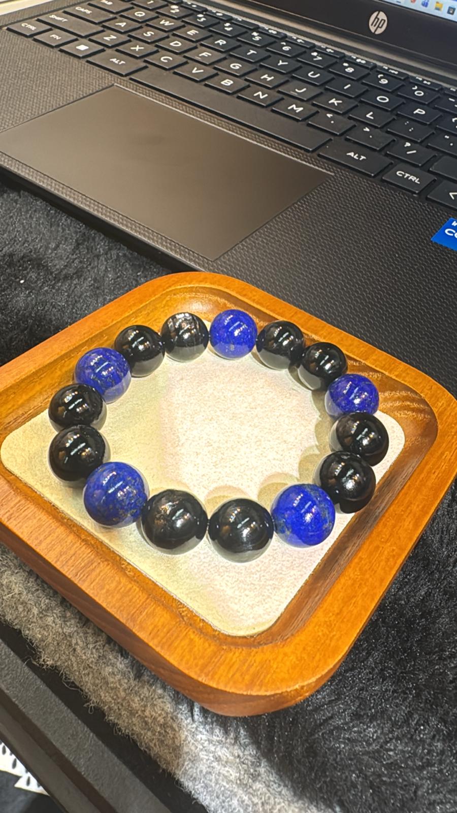 金運石與青金石手鏈