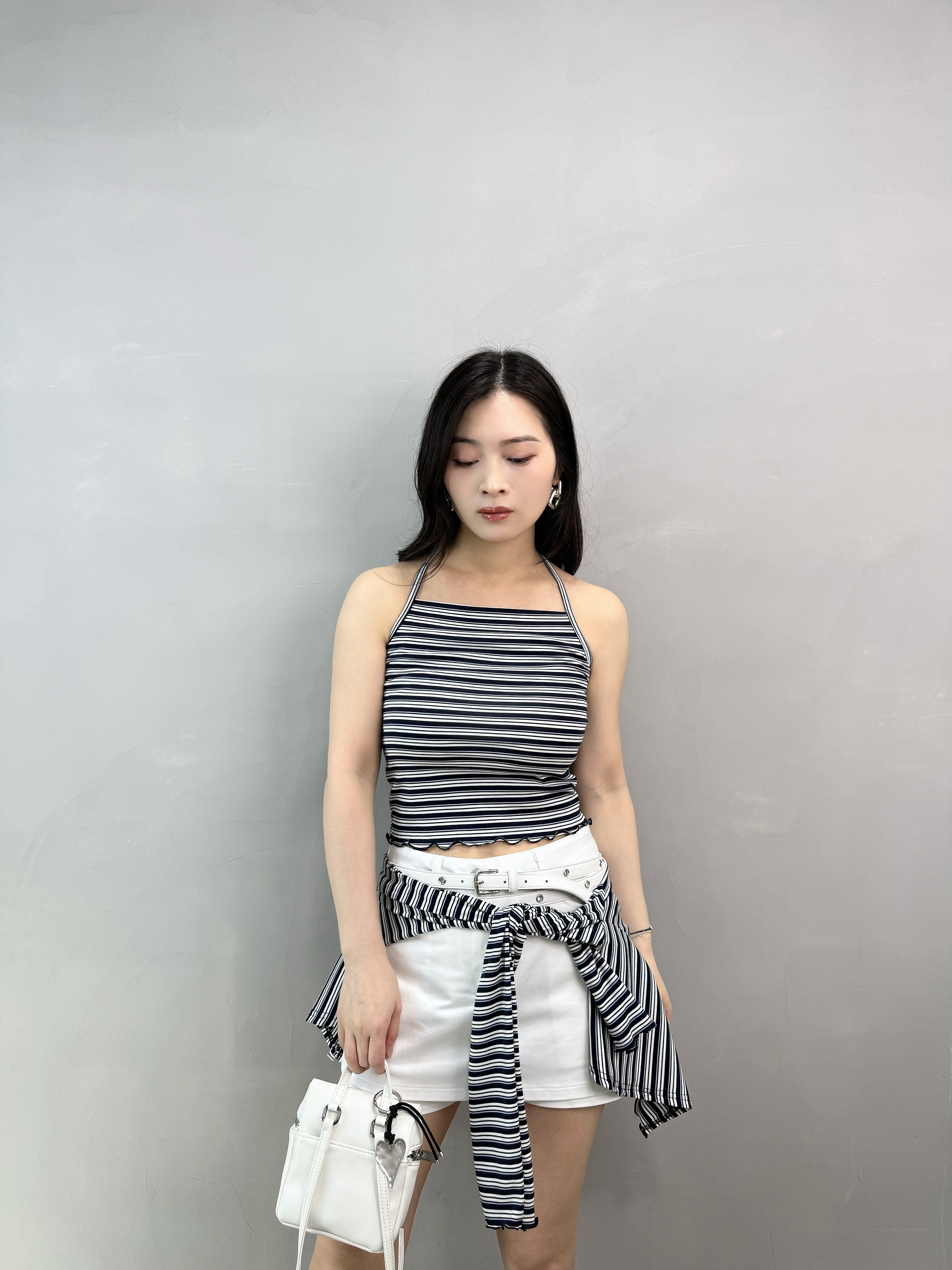 L76 橫間吊帶+外套Set