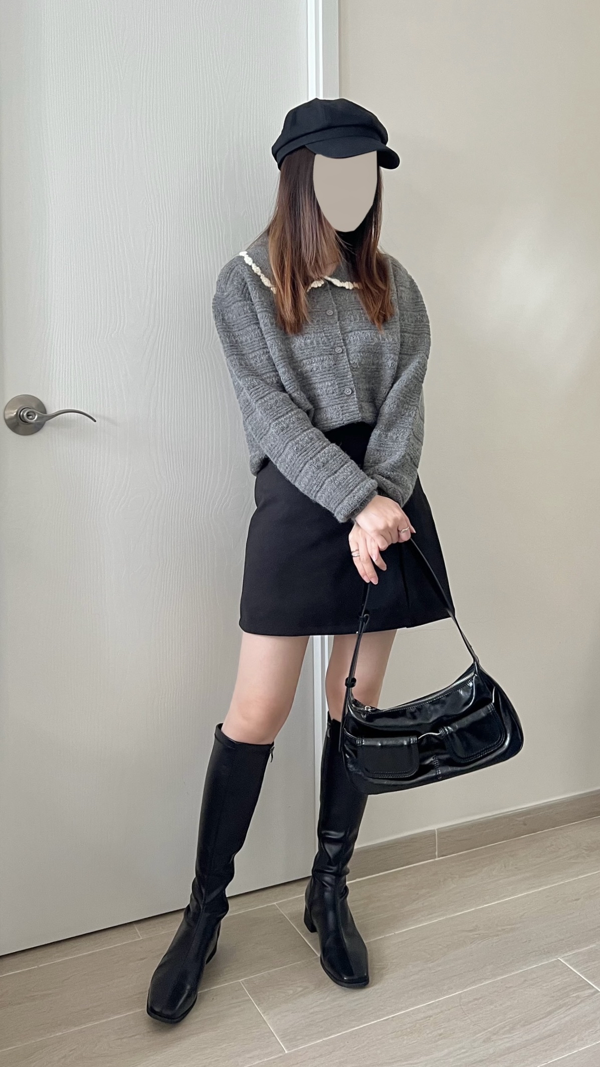 娃娃領甜美花紋上衣 可2穿 現貨