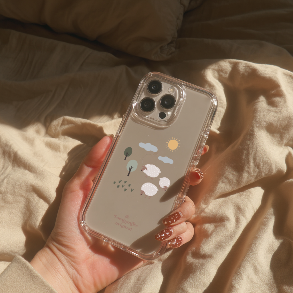 【E-I-E-I-O】透明MagSafe iPhone Case