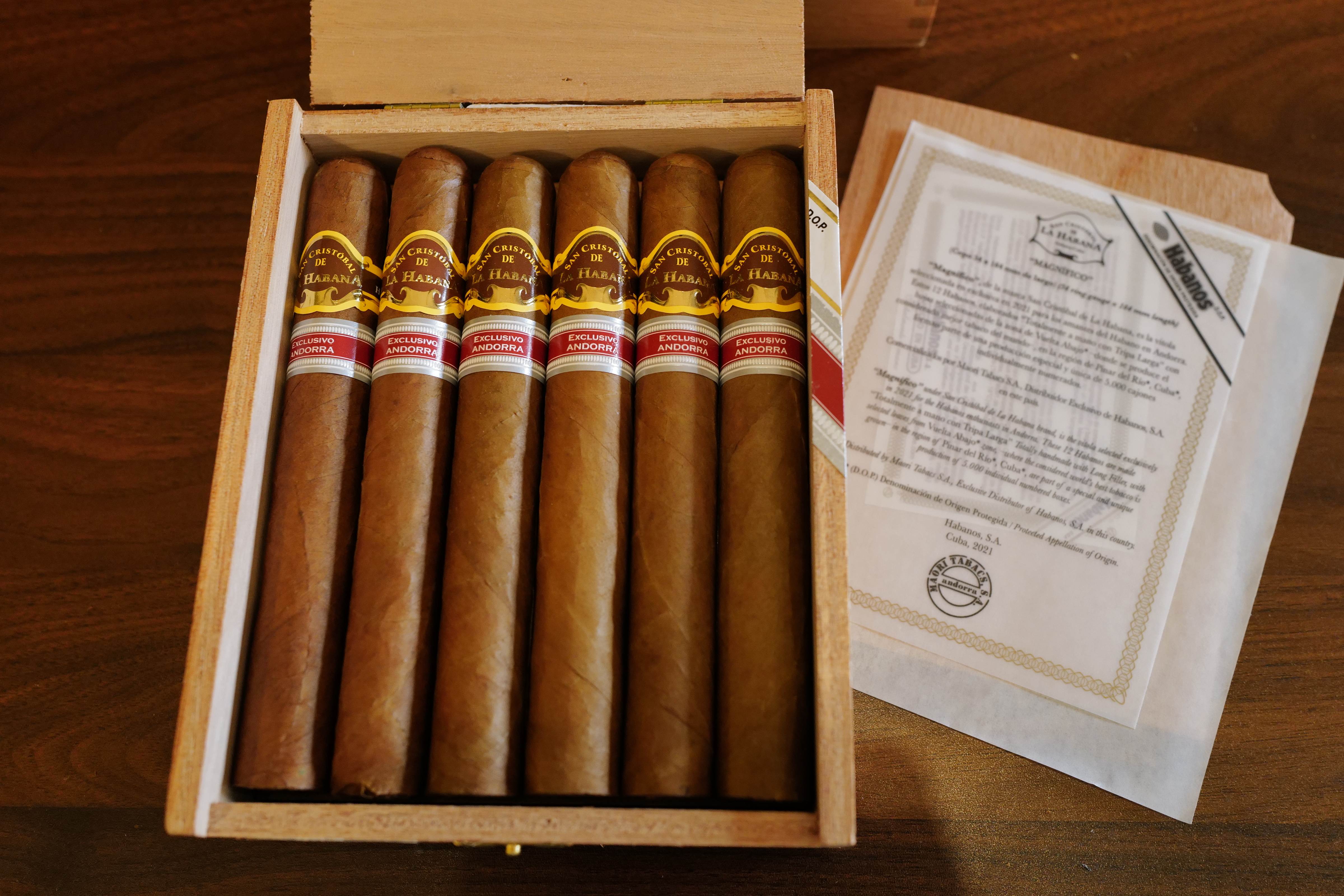 San Cristóbal de la Habana Magnificos Edición Regional Andorra (聖克里斯多 宏偉 安道爾地區限定版) 