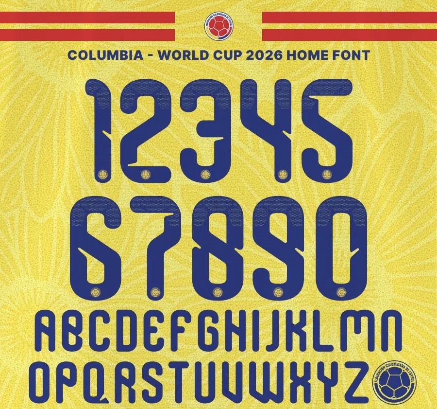 2026世界盃 哥倫比亞 主場 印字