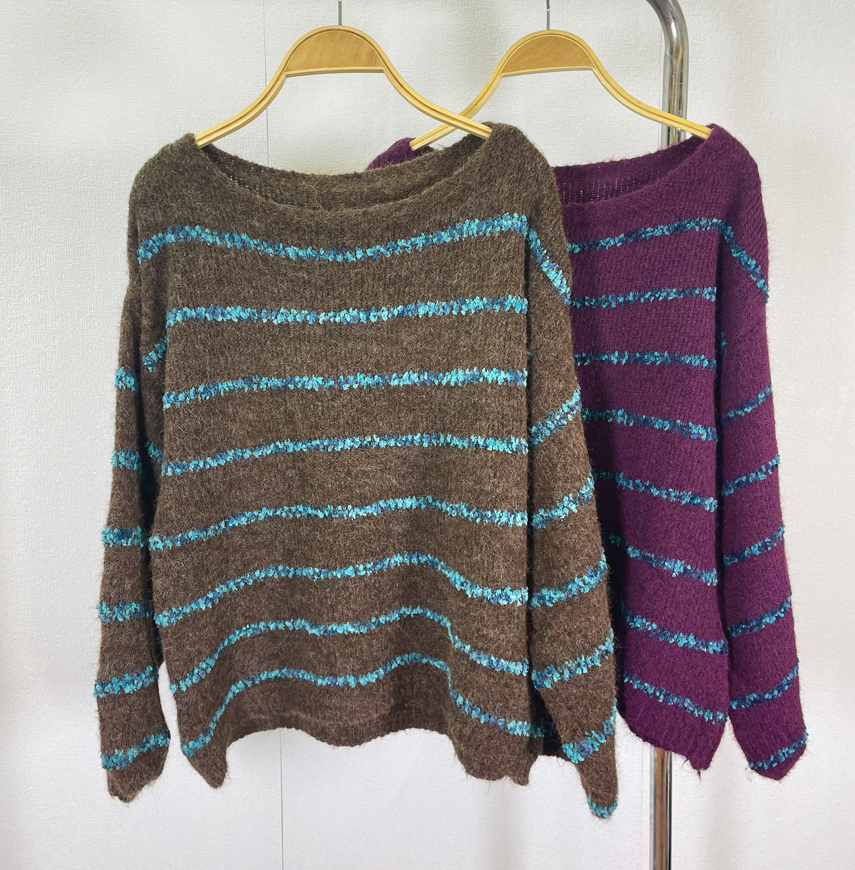 K5533 間線鬆身針織top