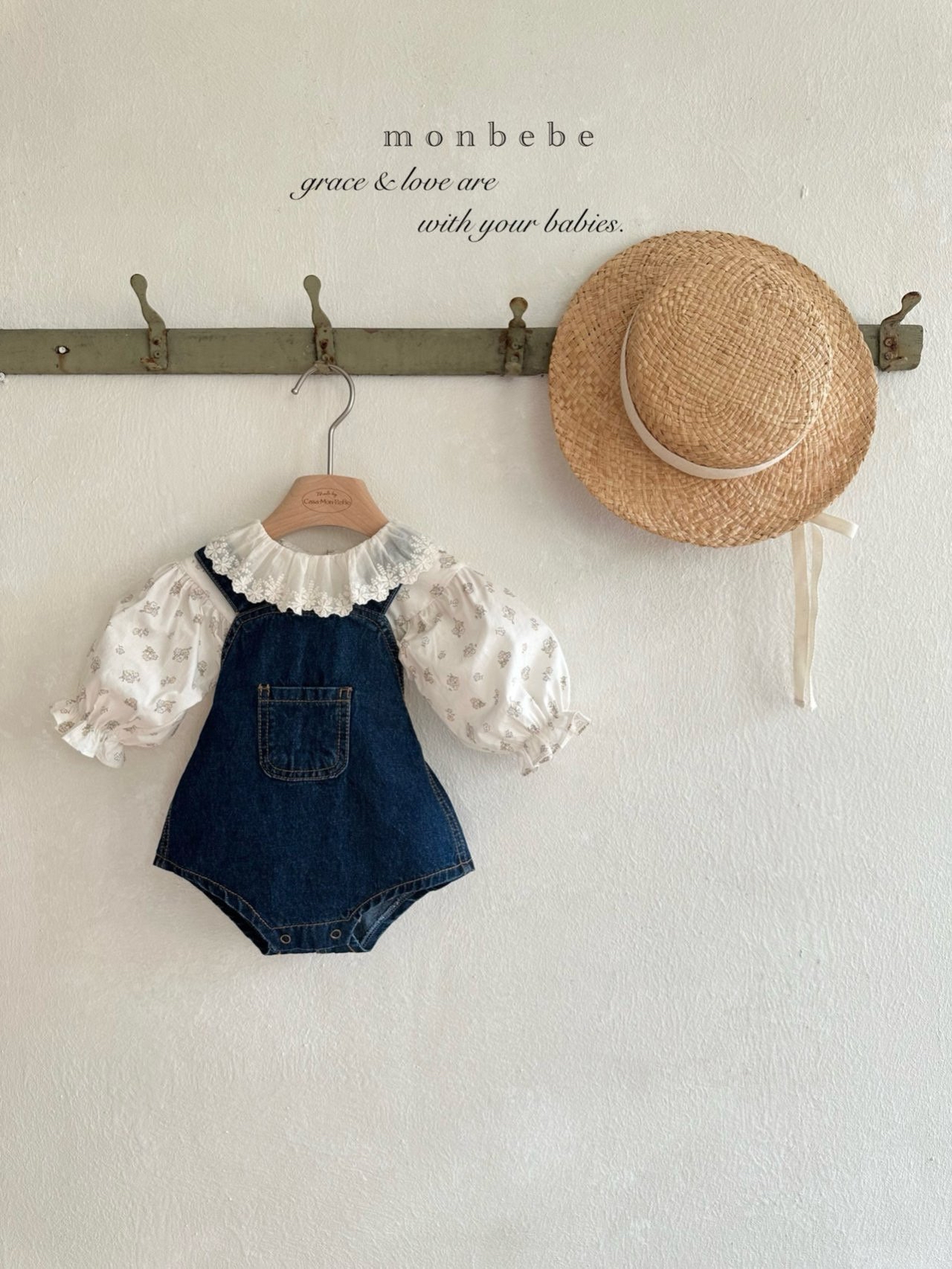 Bonbon Denim Overalls