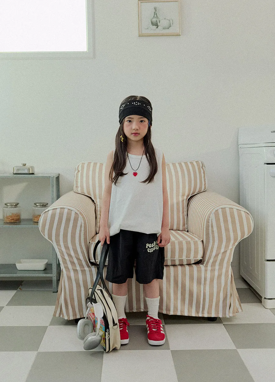 🇰🇷 Whitesketchbook | 字母五分短褲 2色