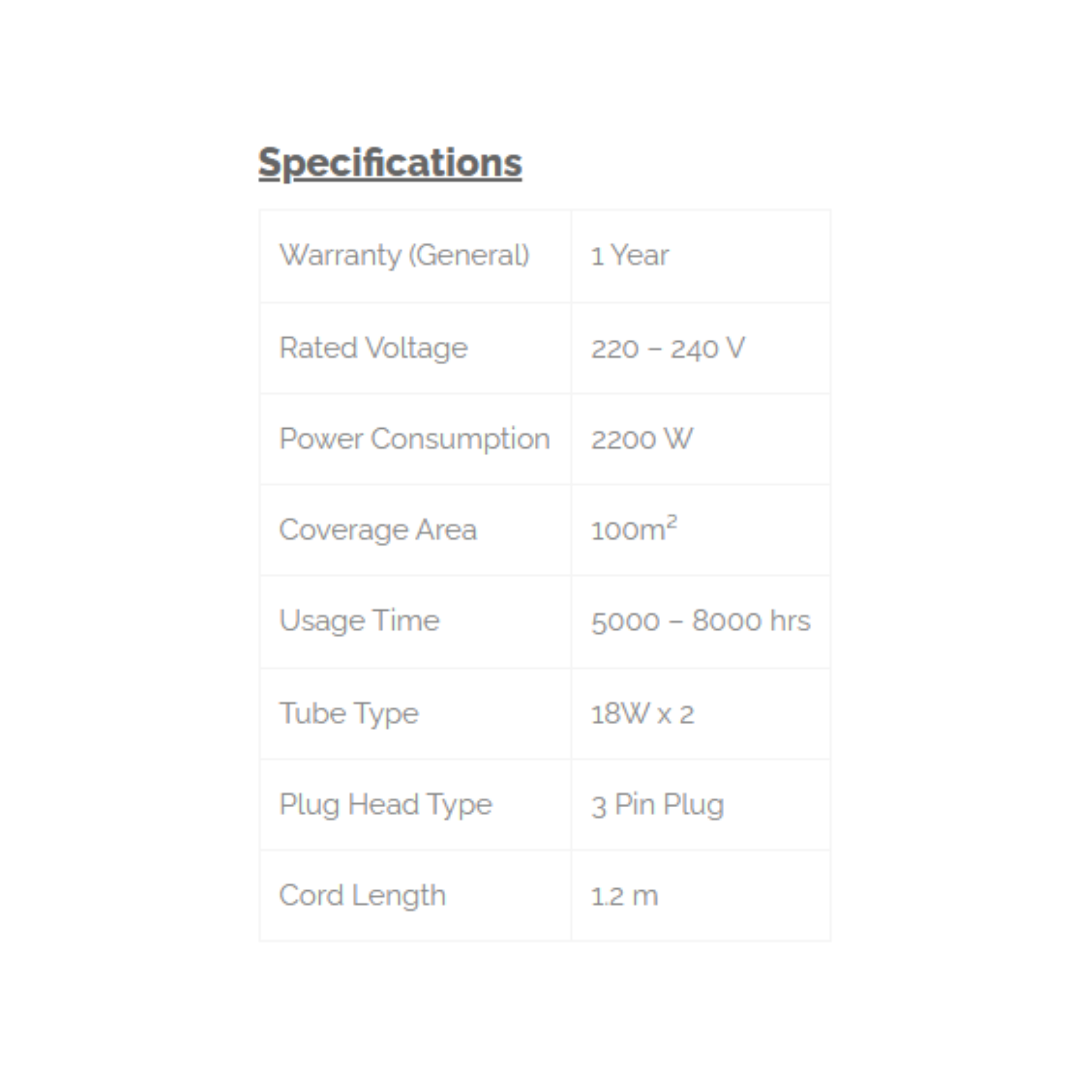 Phison 45W Energy Saving Insect Killer PIK-5220